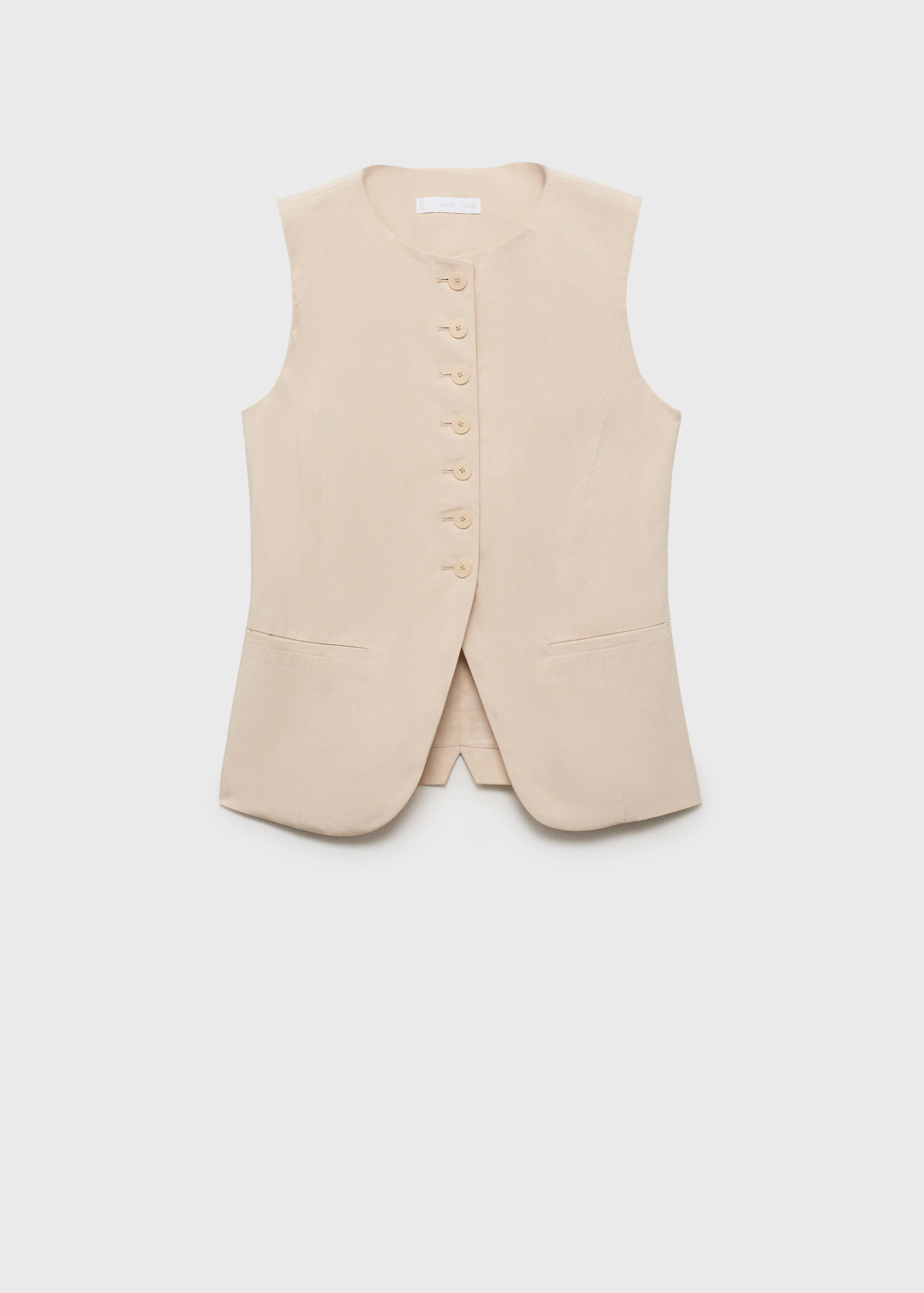 Suit waistcoat with buttons - Article without model