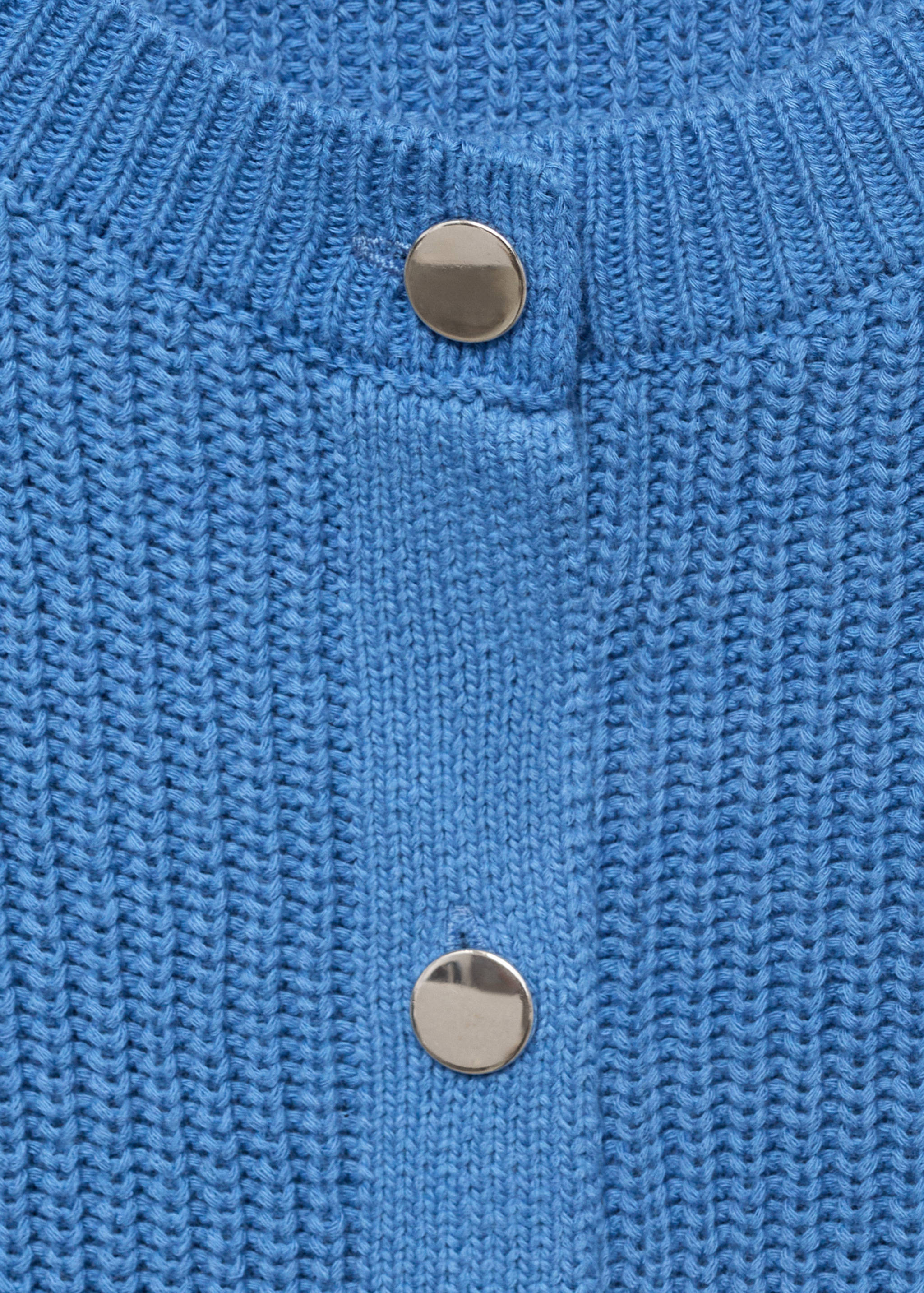 Short-sleeved knitted cardigan - Details of the article 8