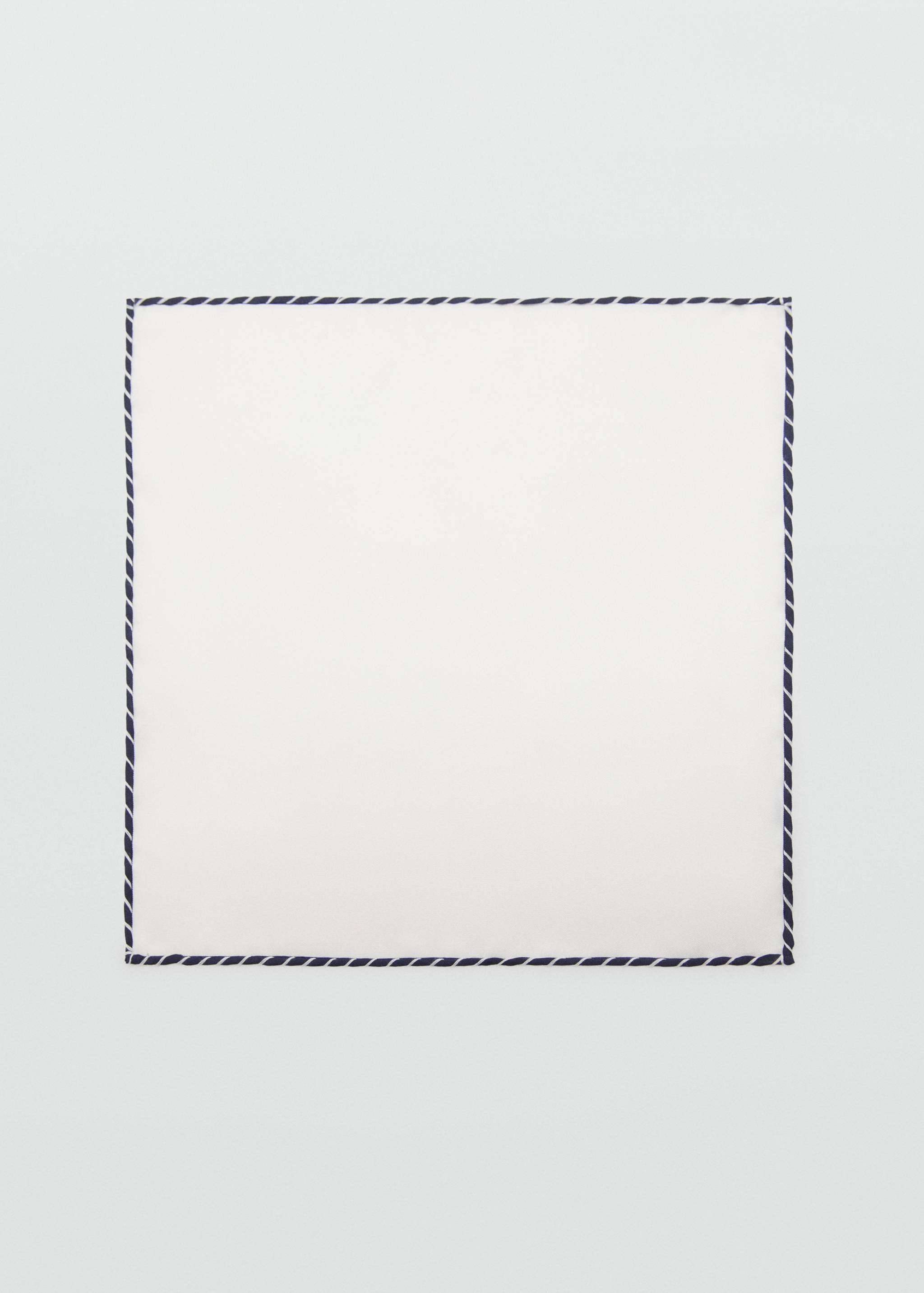 100% silk embroidered pocket handkerchief - Article without model