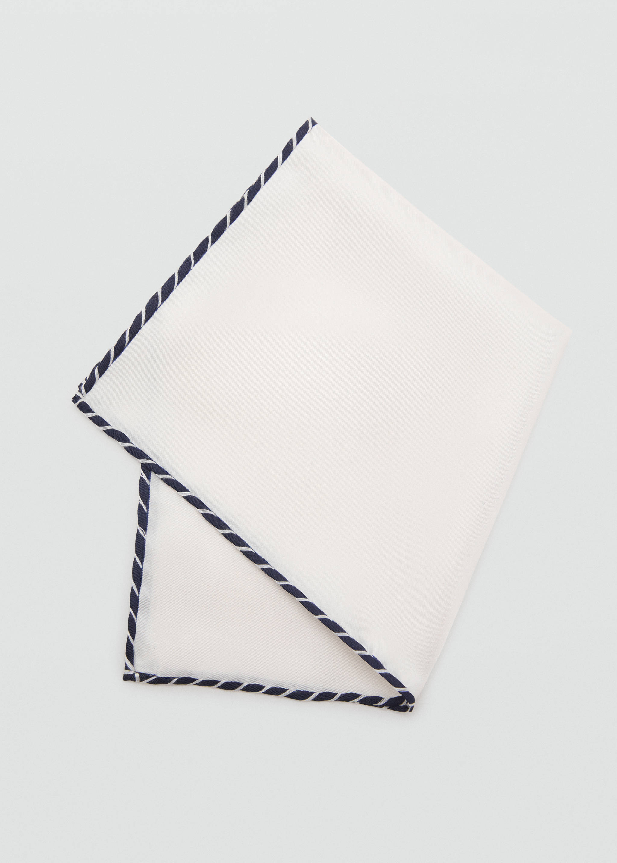 100% silk embroidered pocket handkerchief - Details of the article 1