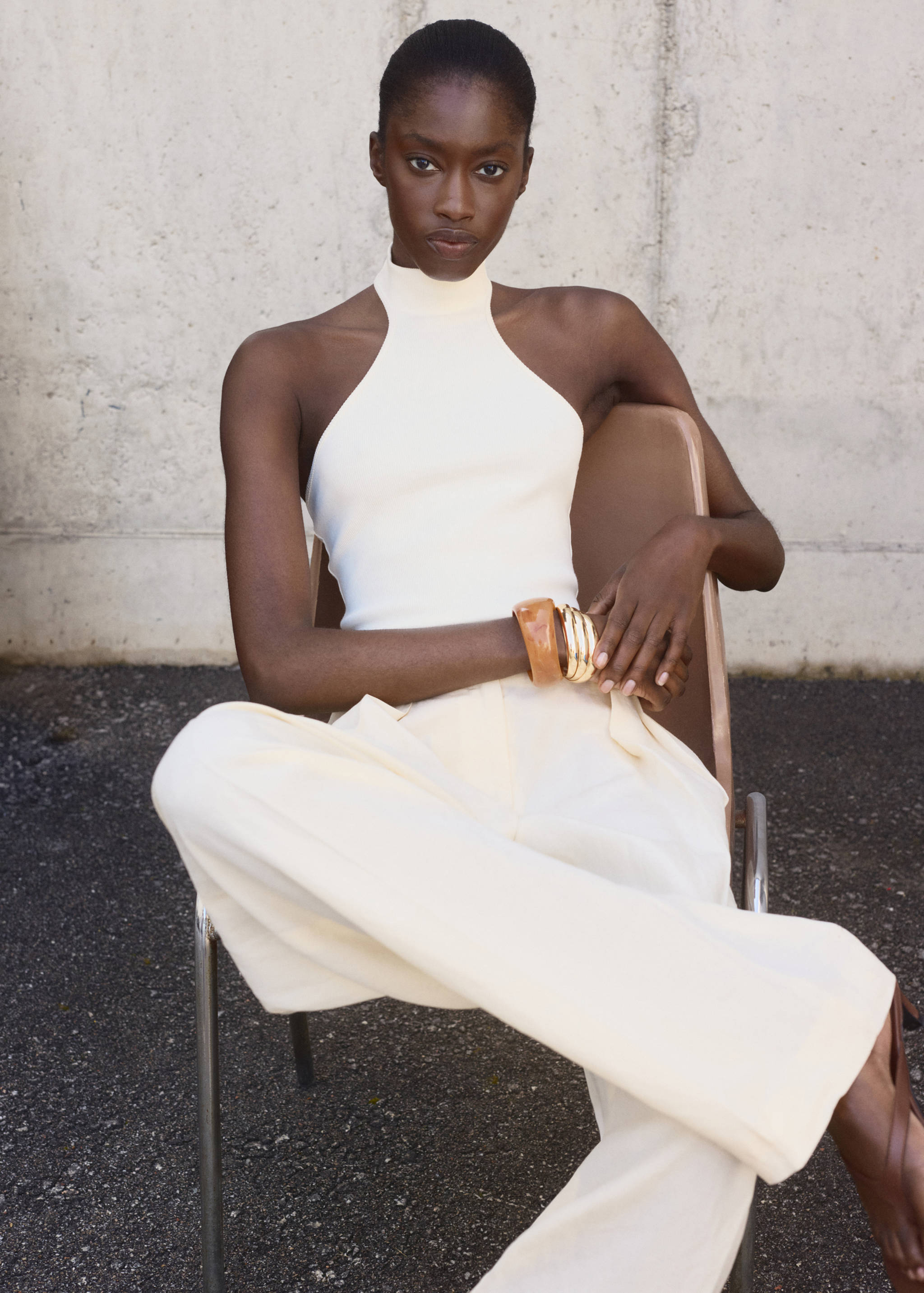 Knit halter top - Details of the article 6