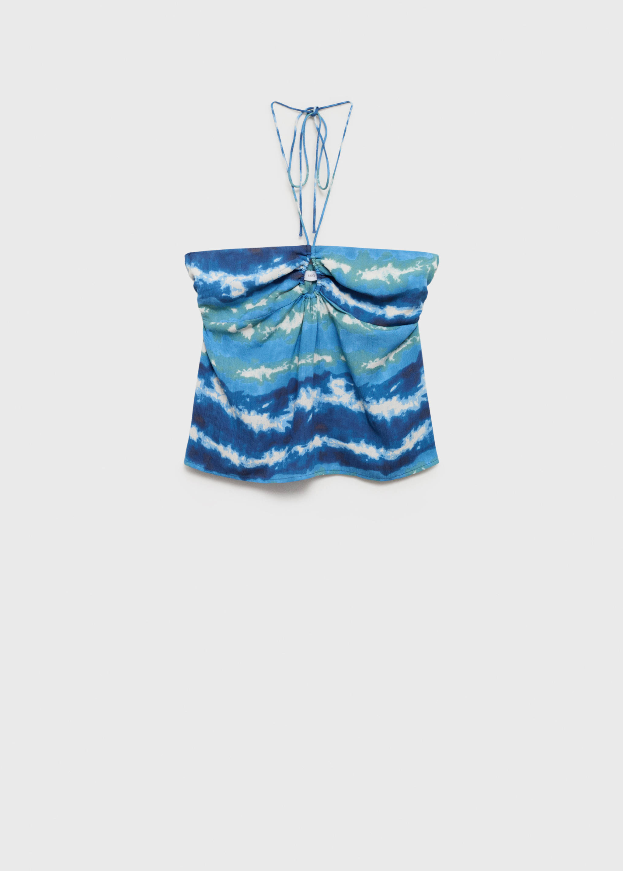 Batik desenli bluz - Modelsiz ürün