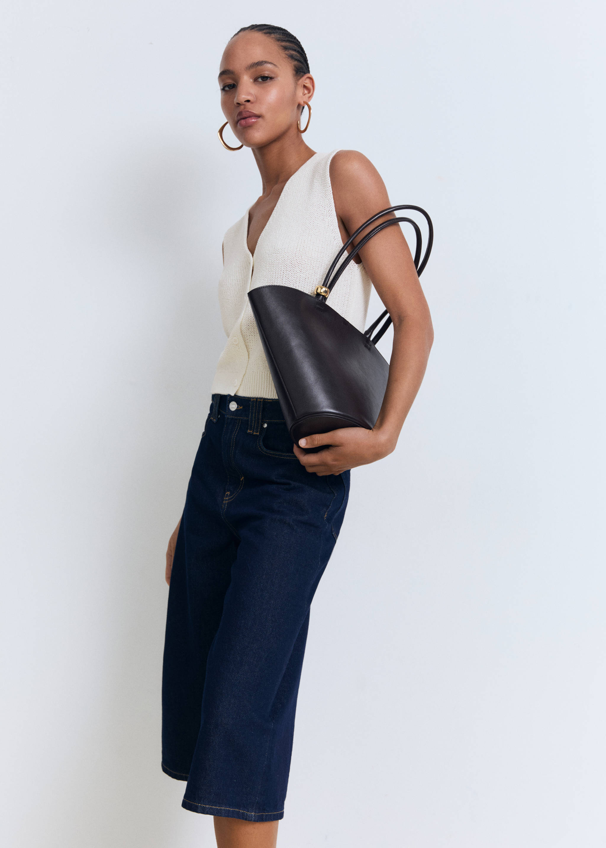 Vestă din tricot ajurată - Detaliu al articolului 2