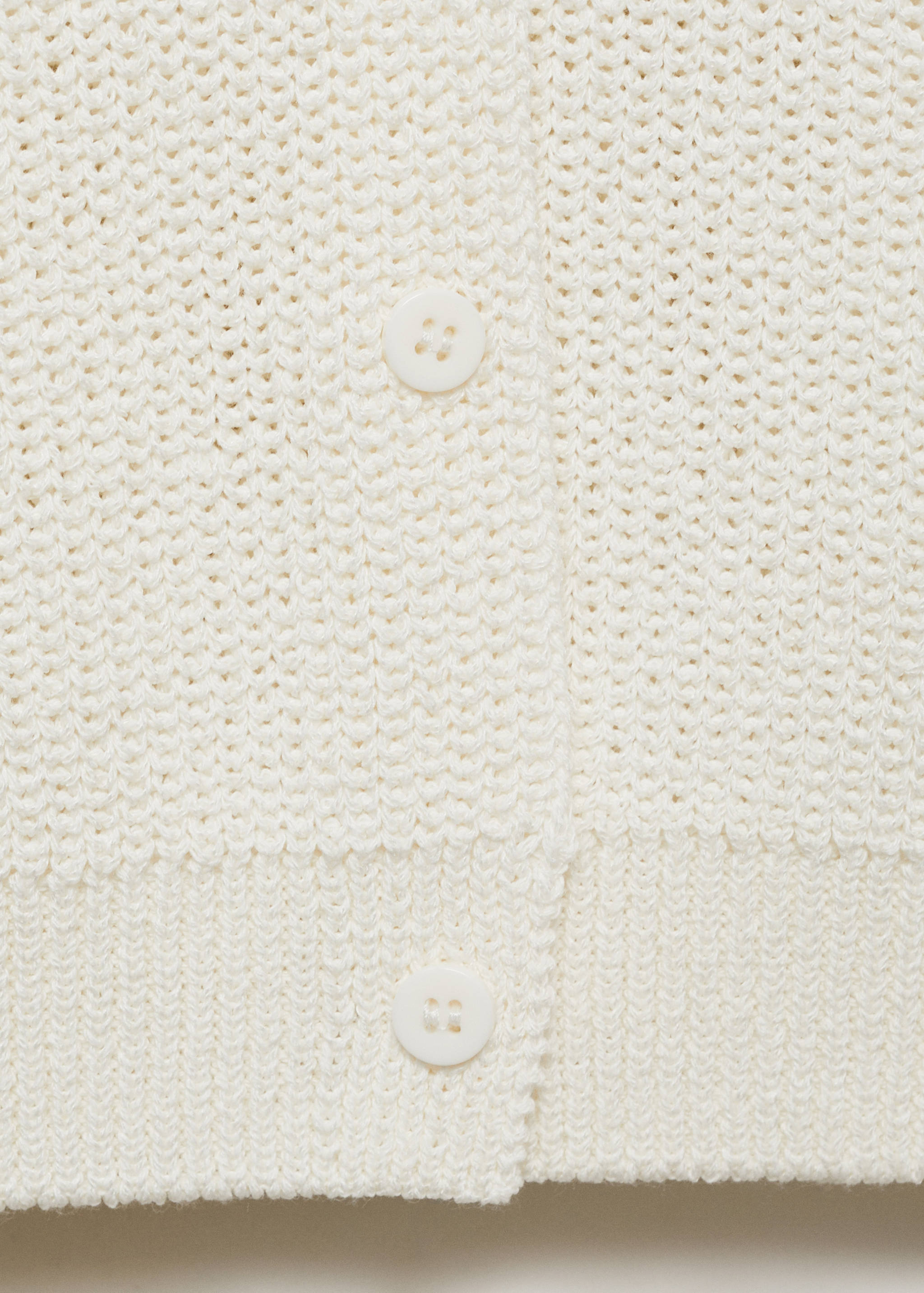 Vestă din tricot ajurată - Detaliu al articolului 0