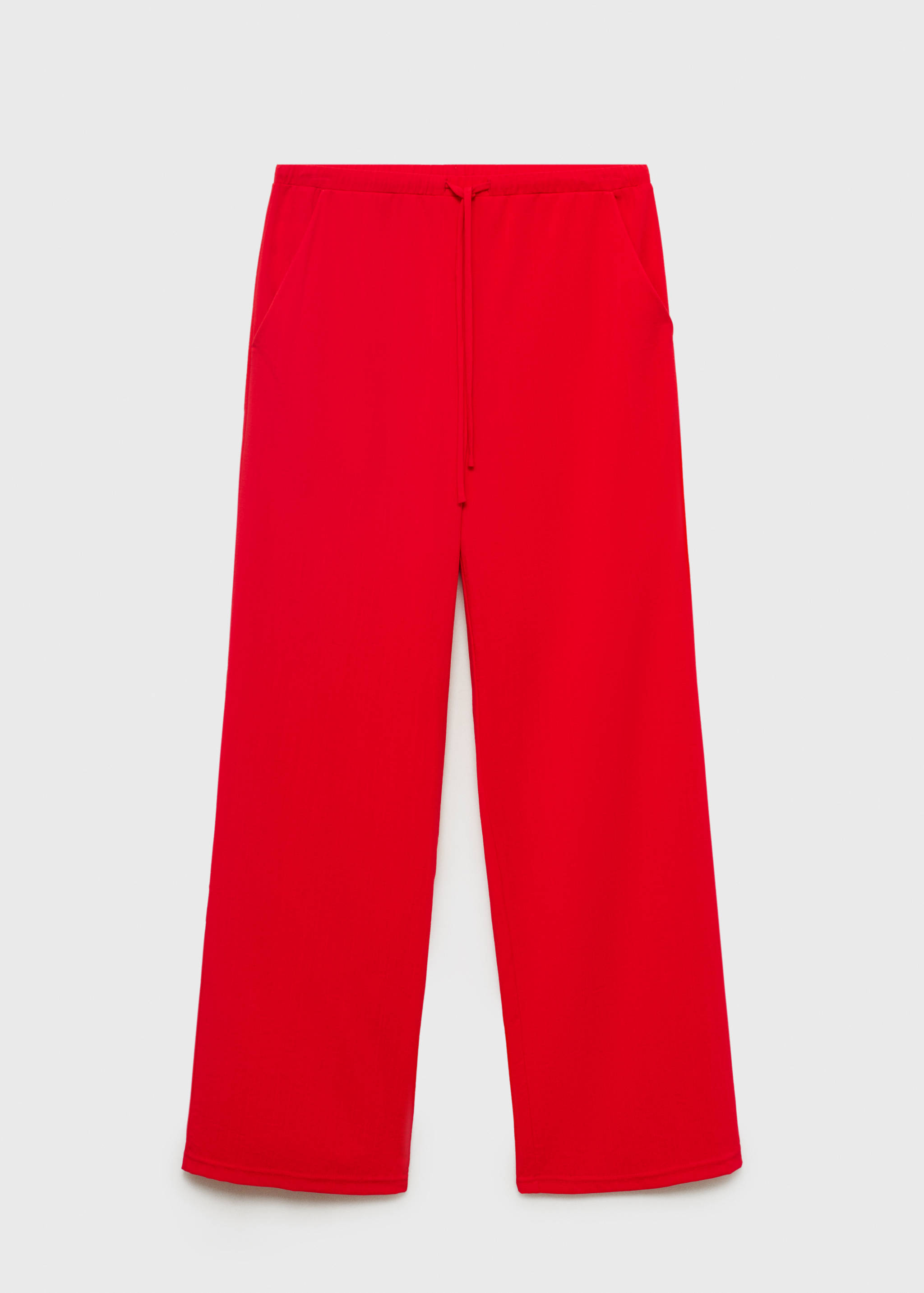 Прямые брюки со шнурком - Изделие без модели