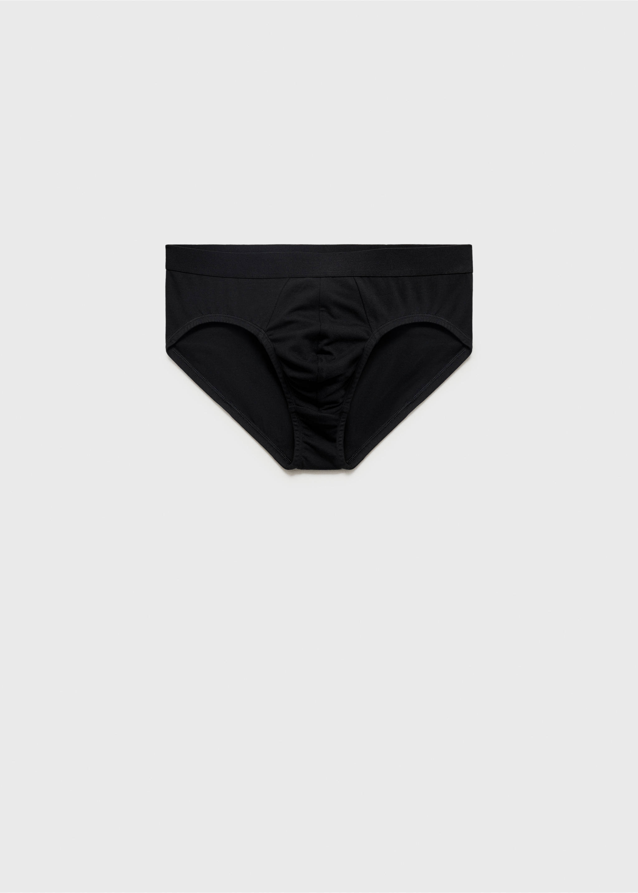 2 pack basic briefs - Details of the article 8, Black. Ref: 17091220-00.