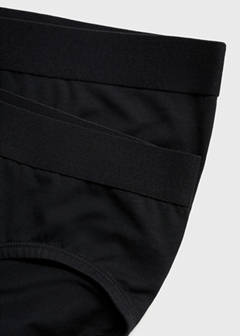2 pack basic briefs — Black 3