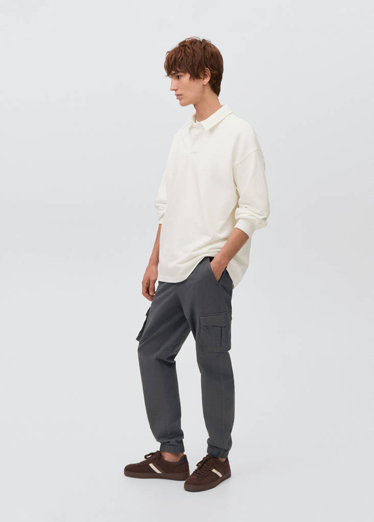 Polo-neck sweatshirt — Off White