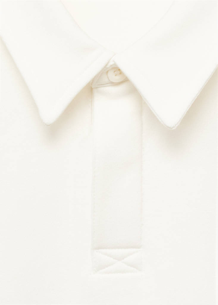 Polo-neck sweatshirt — Off White