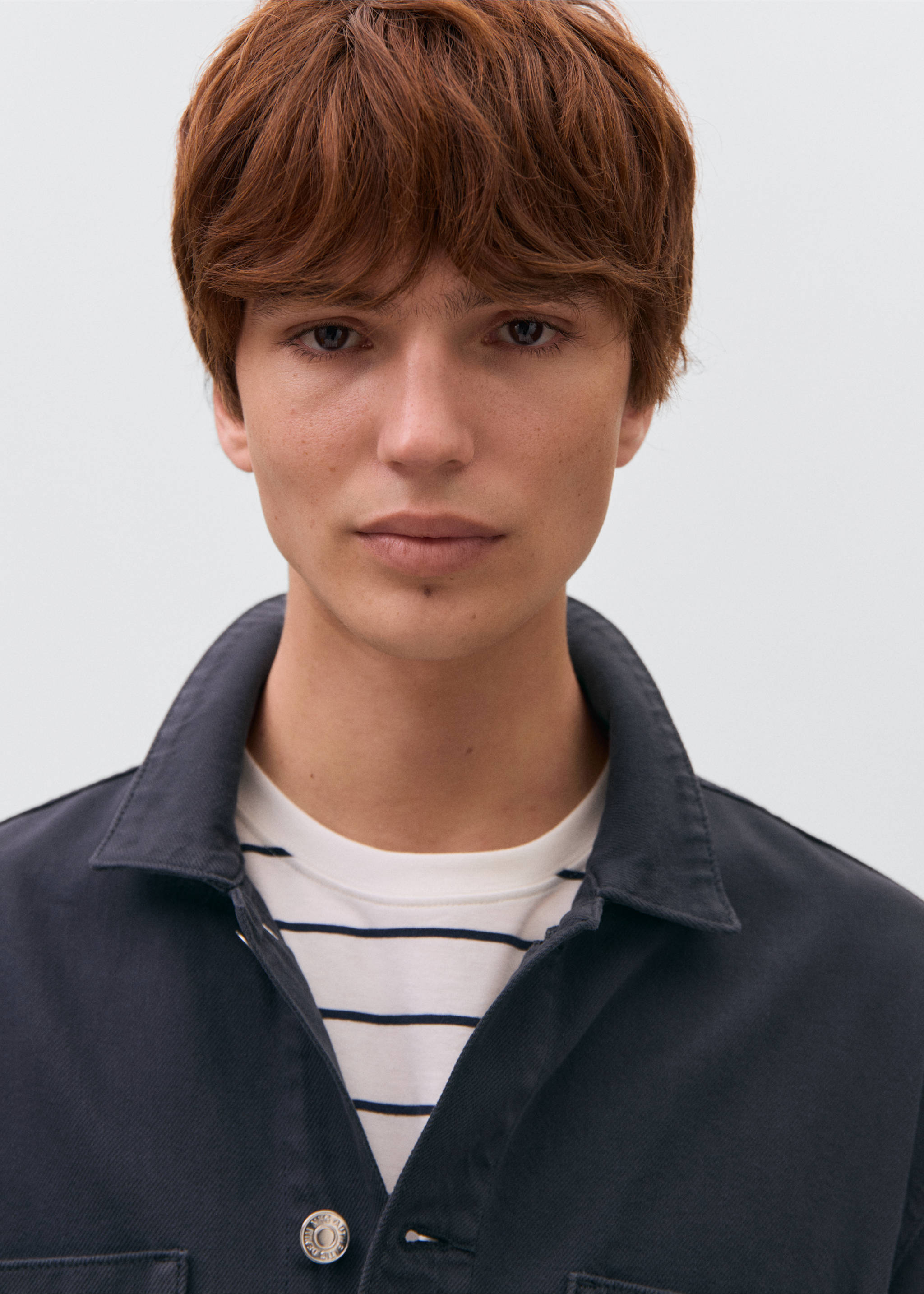 Sobrecamisa denim - Detalle del artículo 1, Azul marino. Ref: 17091223-00.