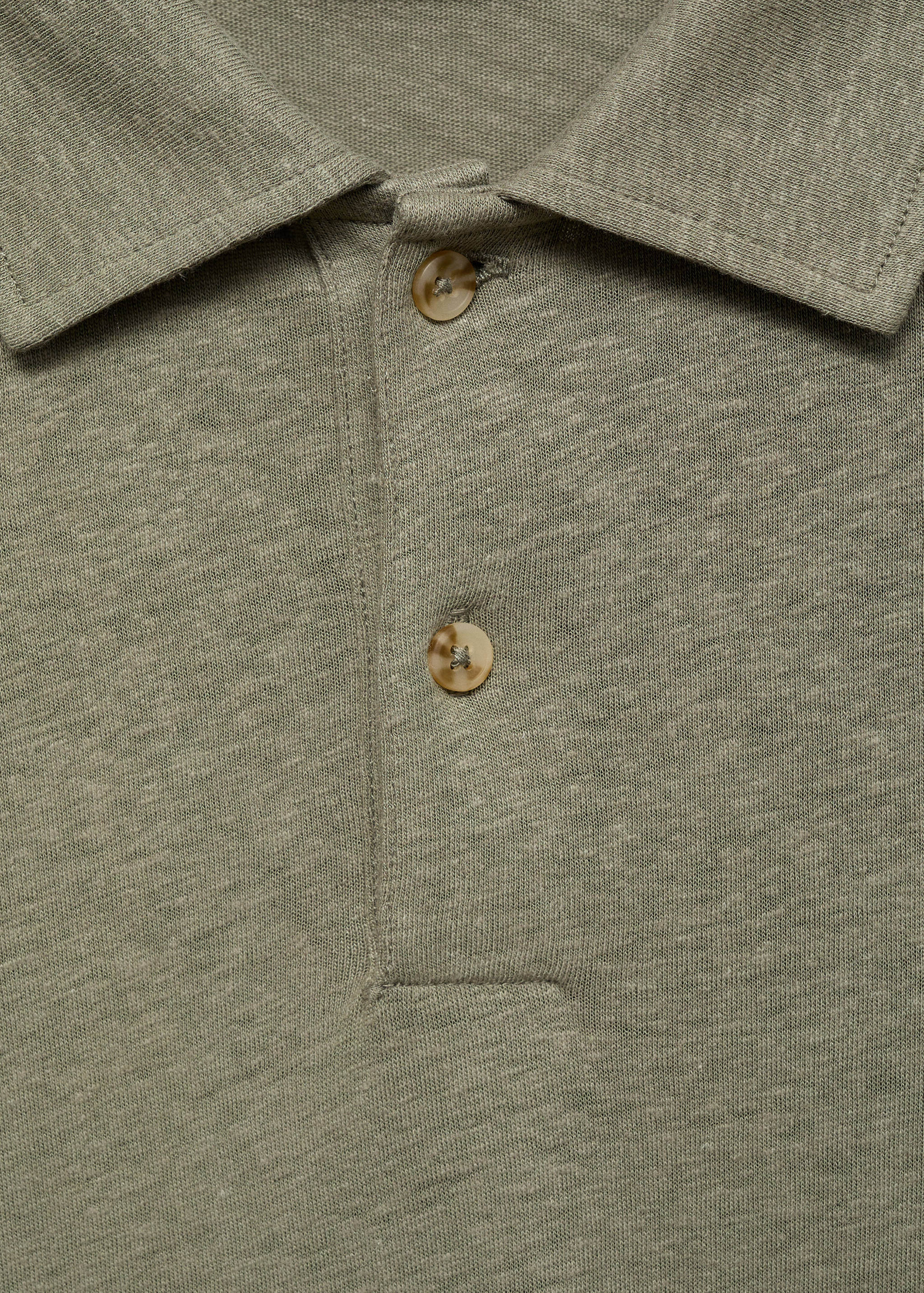 Polo lino slim fit - Detalle del artículo 8
