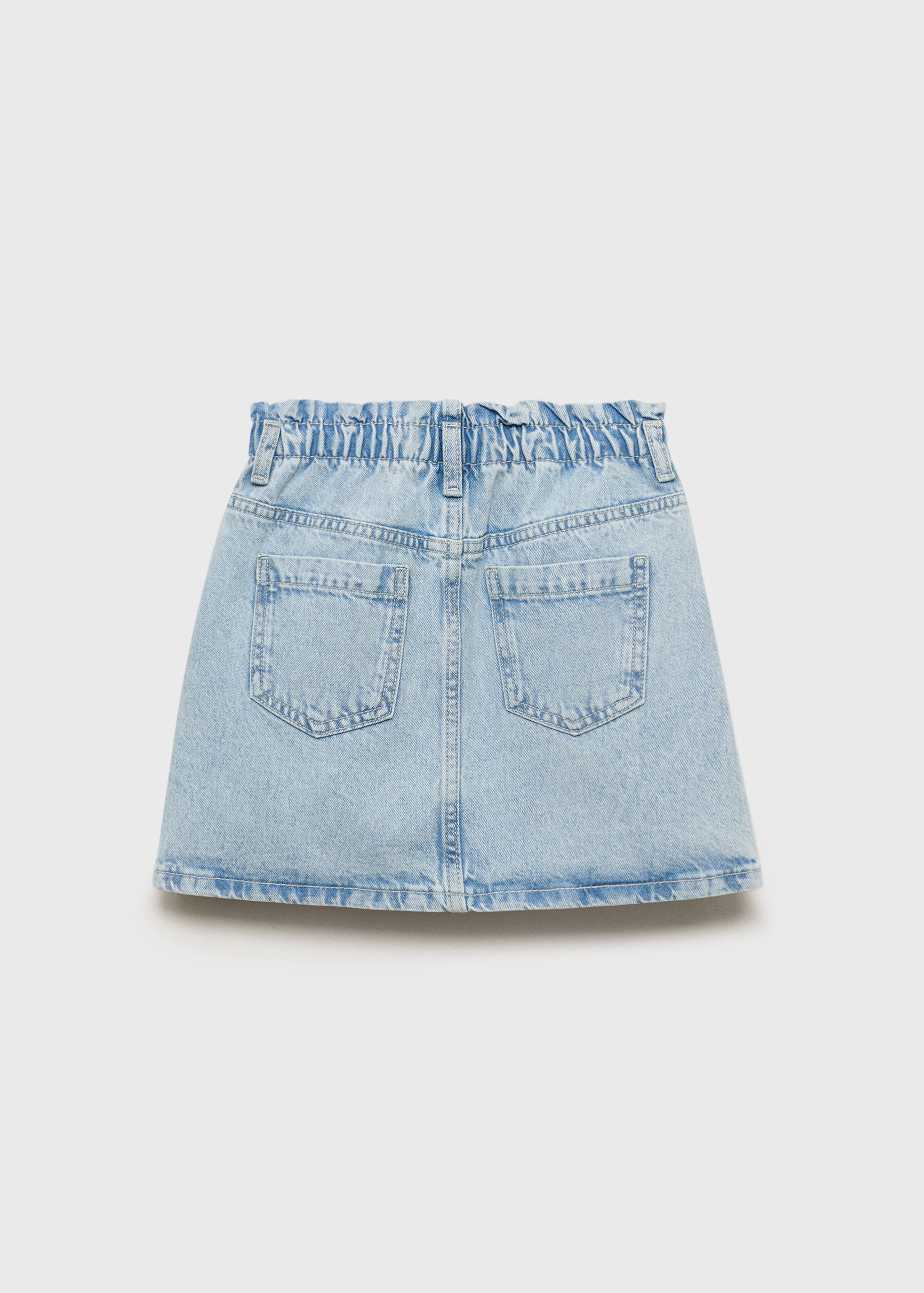 Jupe en jean paperbag - Verso de l’article