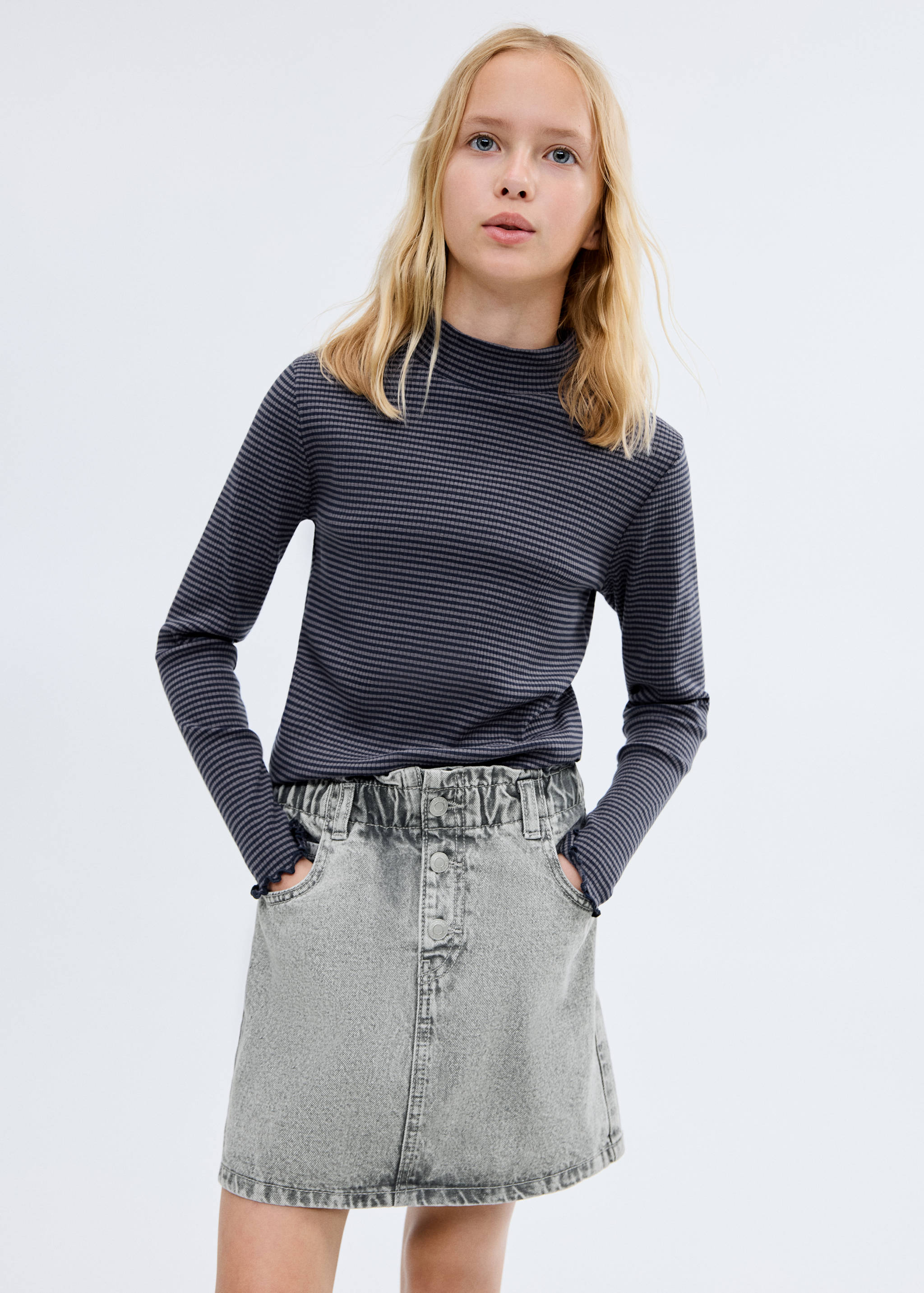 Paperbag farmerszoknya - Felezősík