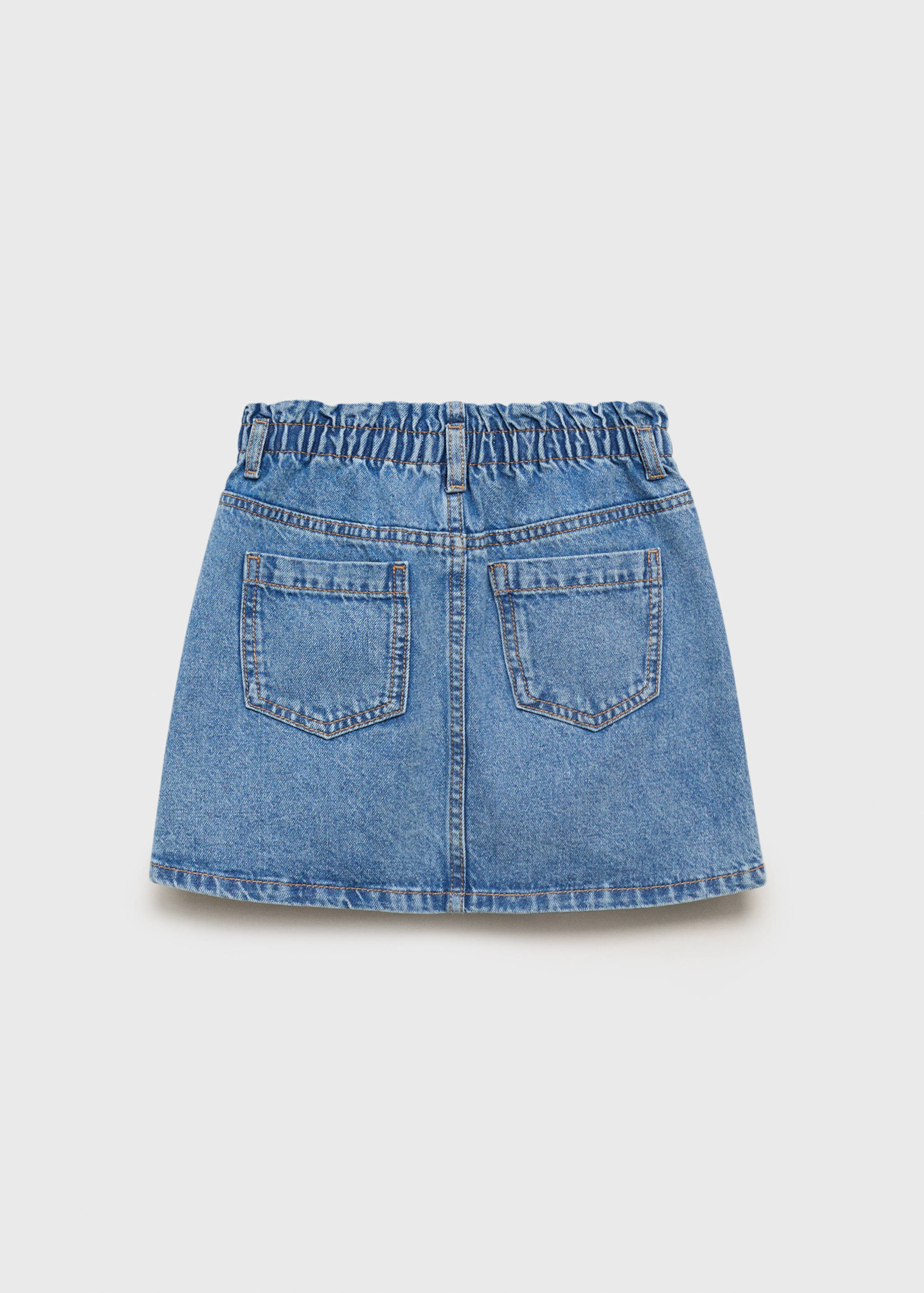 Jupe en jean paperbag - Verso de l’article