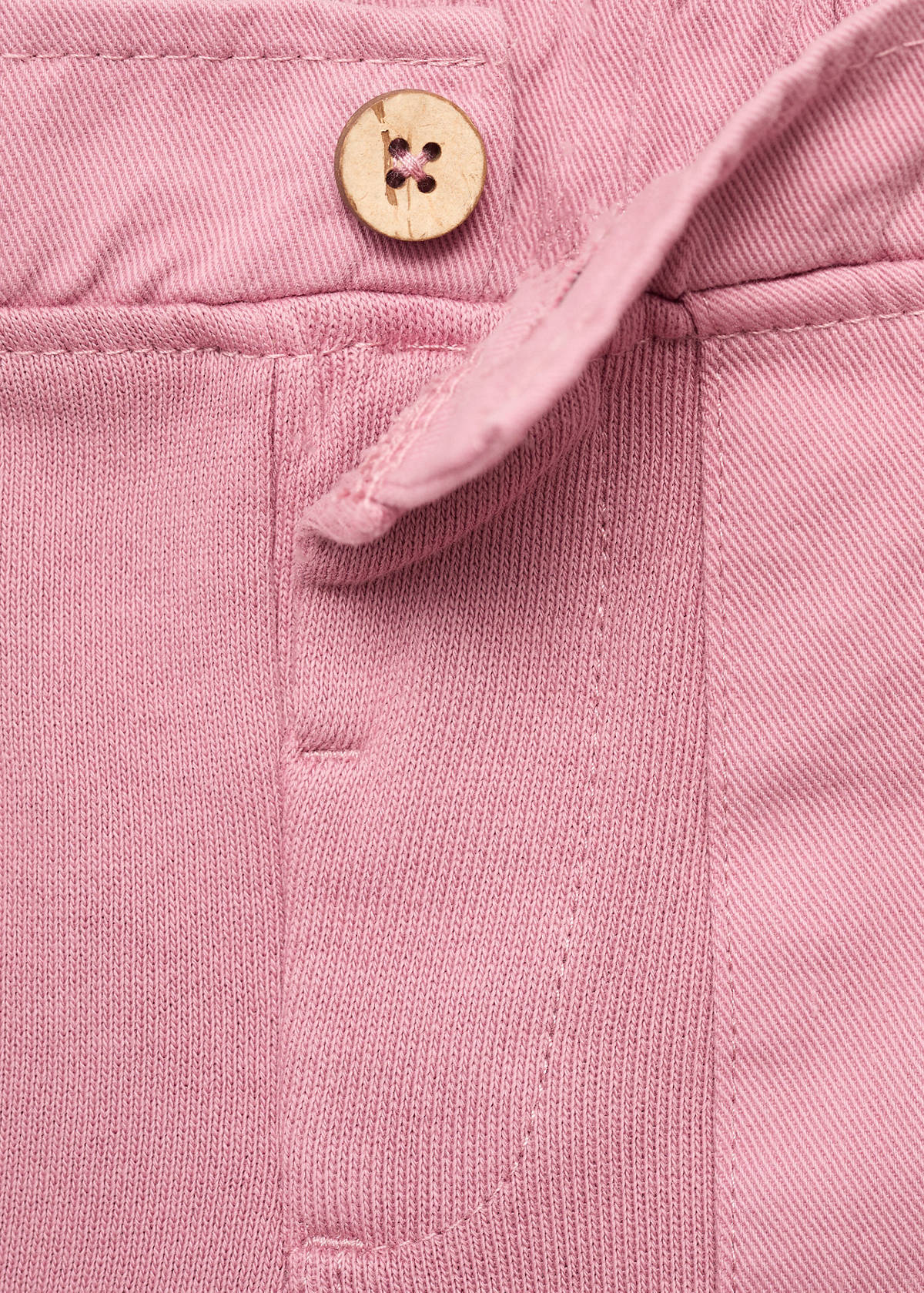 Cotton Bermuda shorts — Cherry