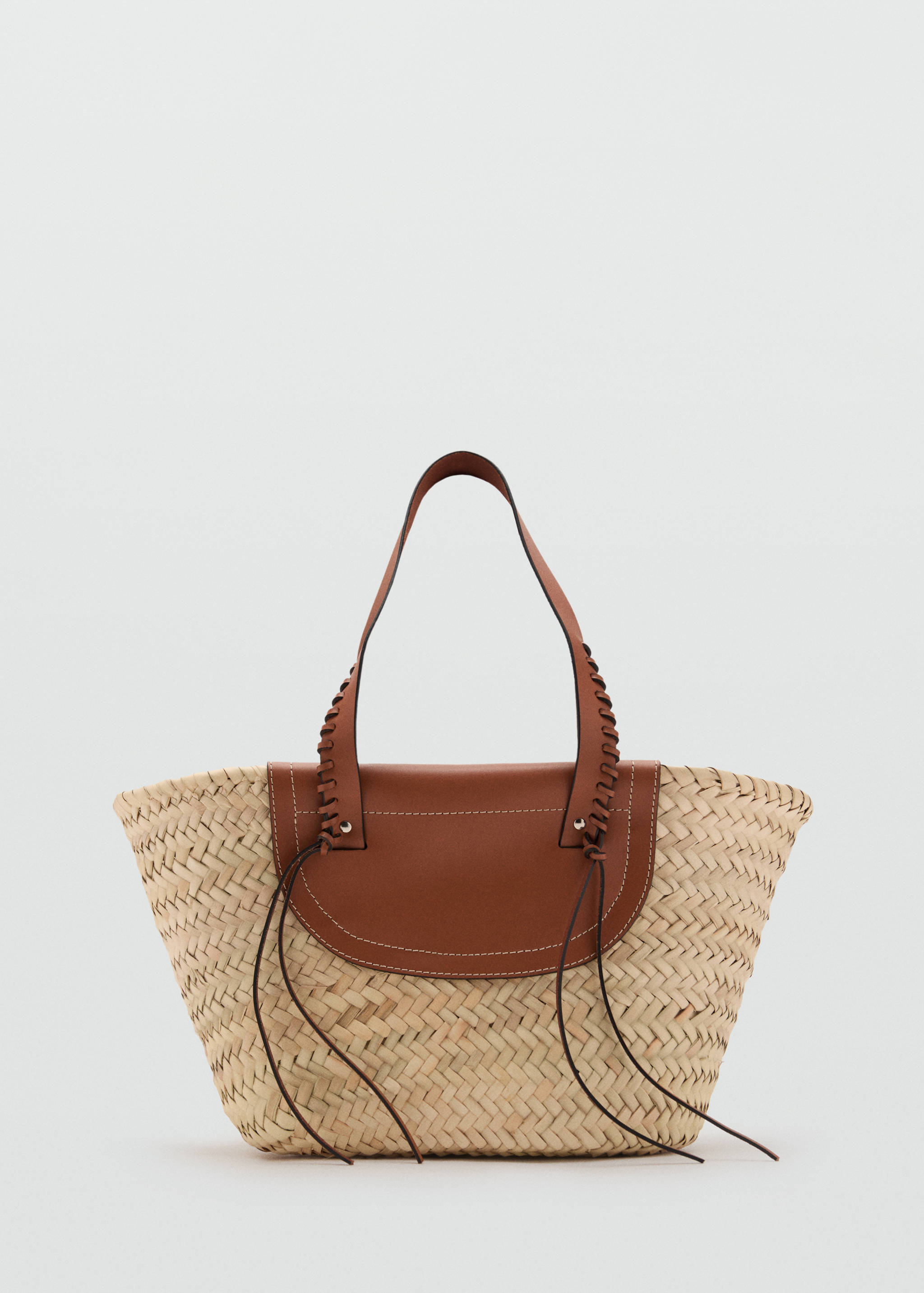 Medium natural fibre tote bag - Article without model