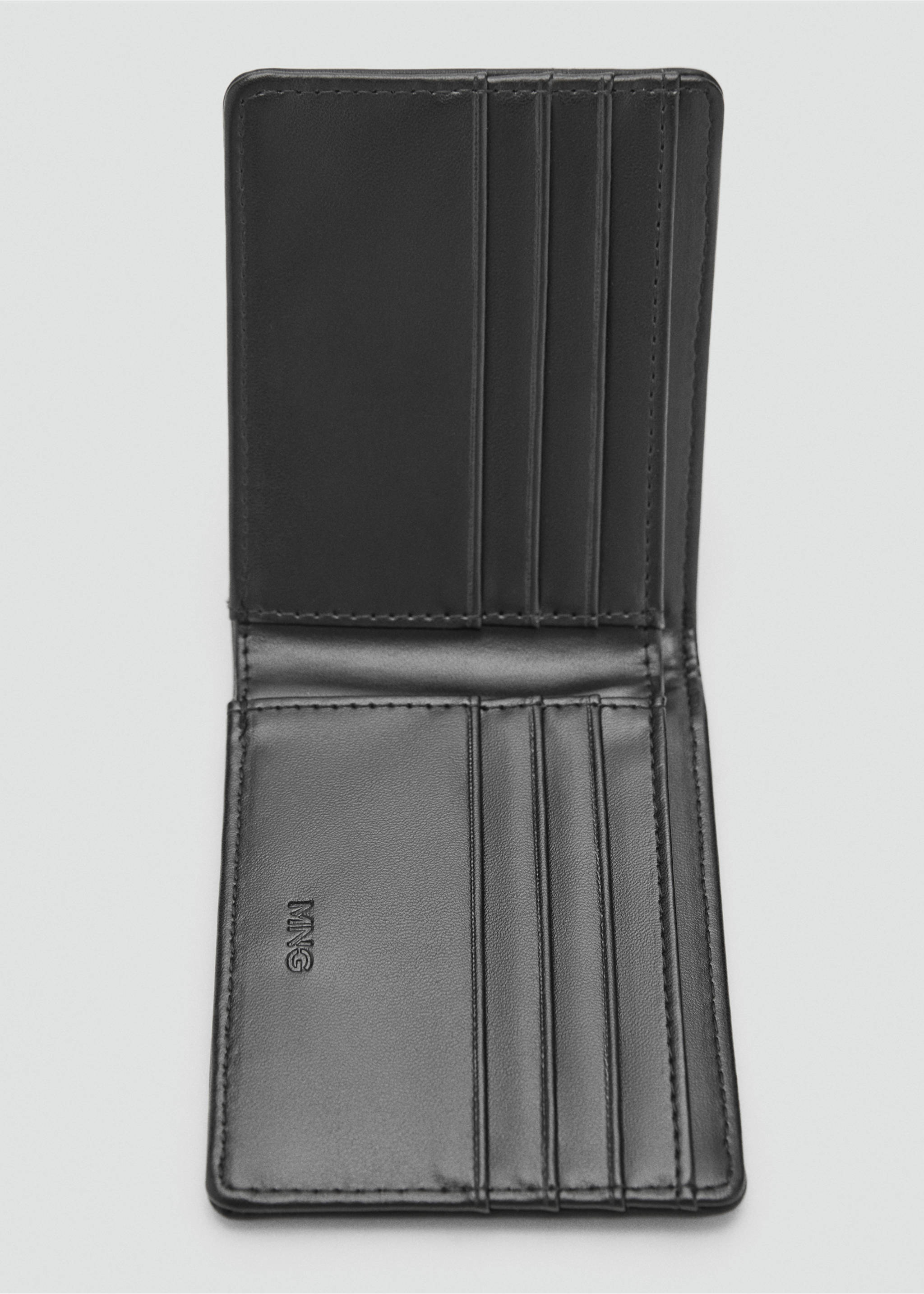 Billetero tarjetero anti contacless - Plano medio, Negro. Ref: 17091240-00.