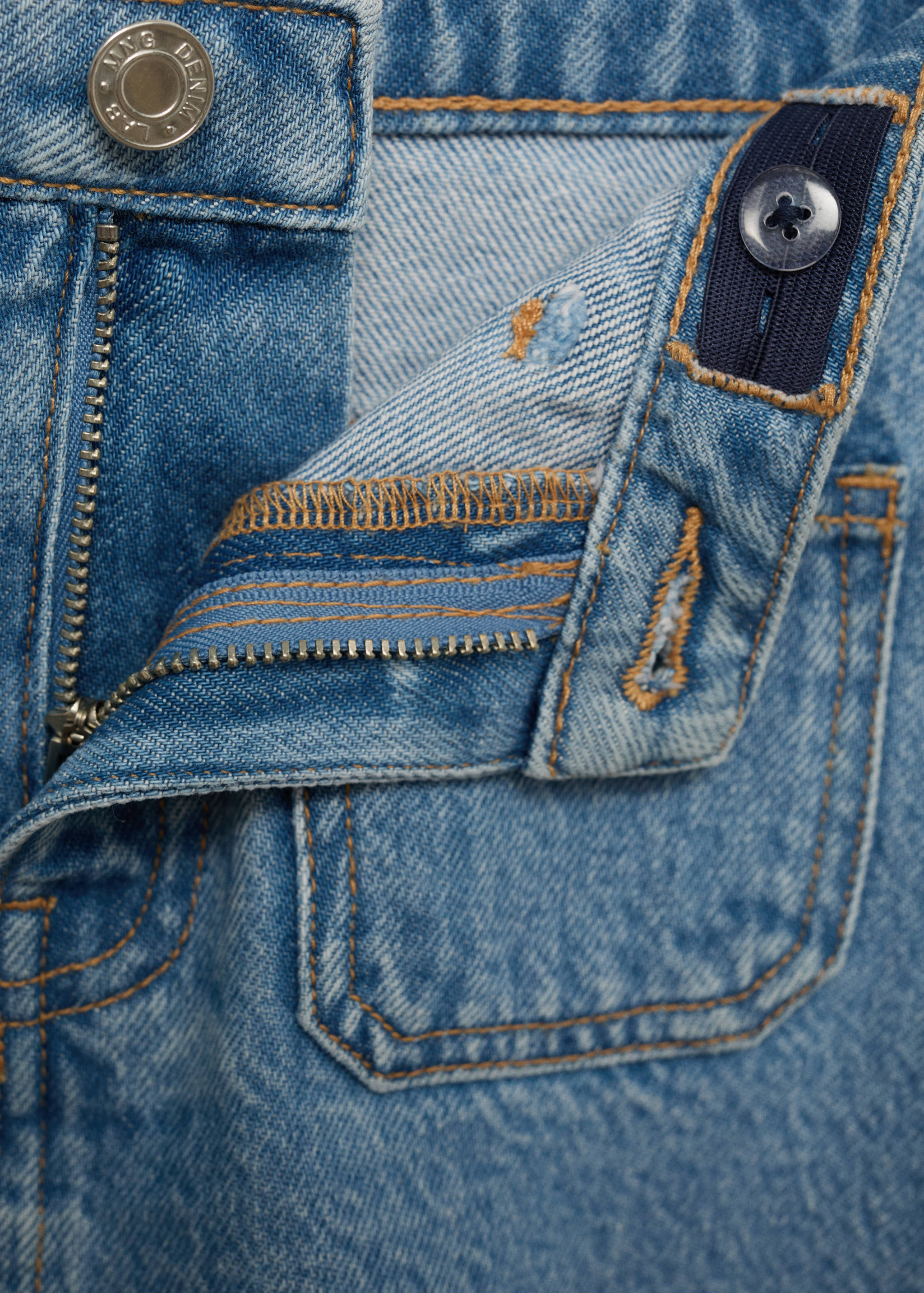 Denim short skirt - Details of the article 8