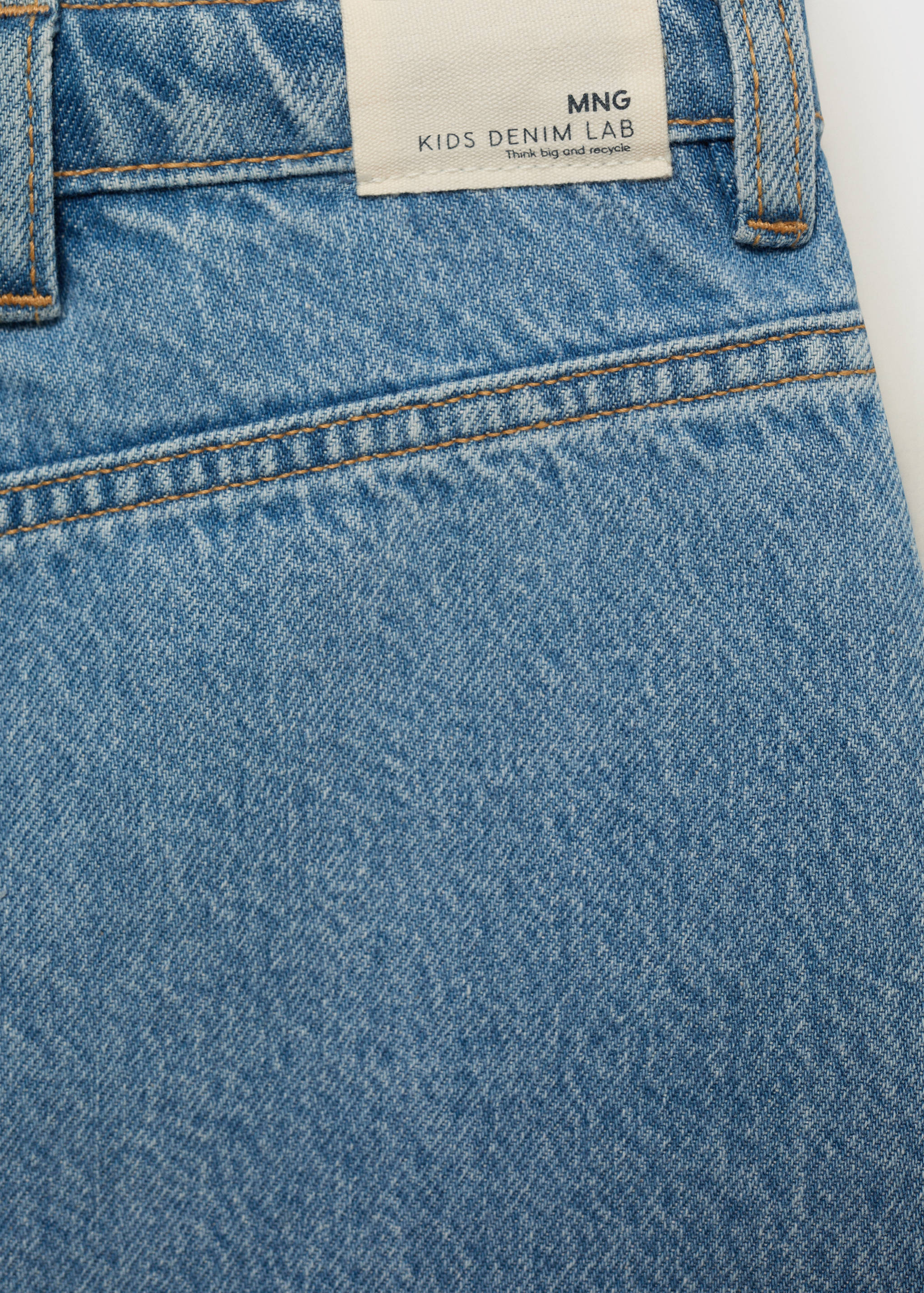 Denim short skirt - Details of the article 0