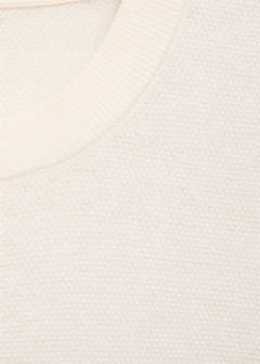 Fine-knit sweater — Ivory White 7