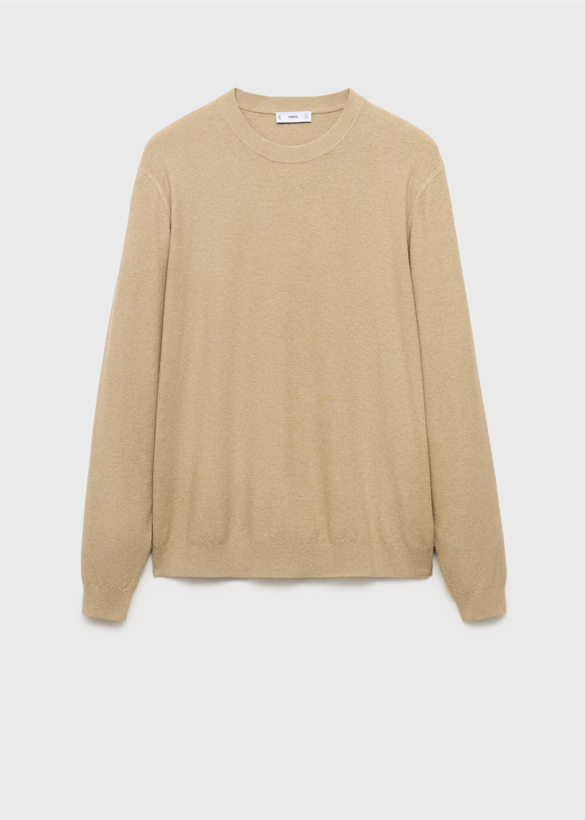 Jersey punto fino - Artículo sin modelo, Beige. Ref: 17091244-00.