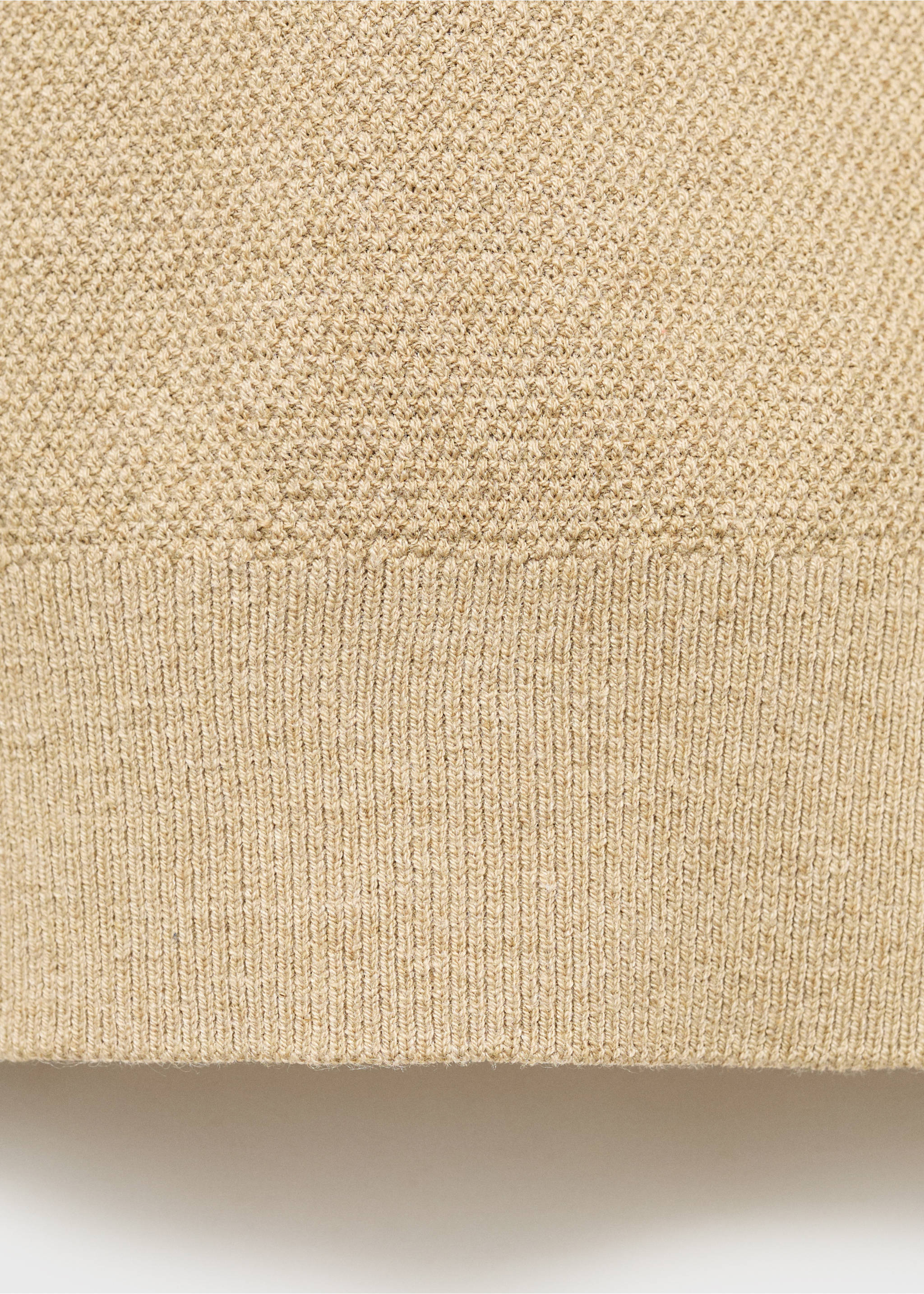 Jersey punto fino - Detalle del artículo 0, Beige. Ref: 17091244-00.