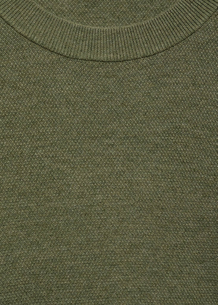 Fine-knit sweater — Green