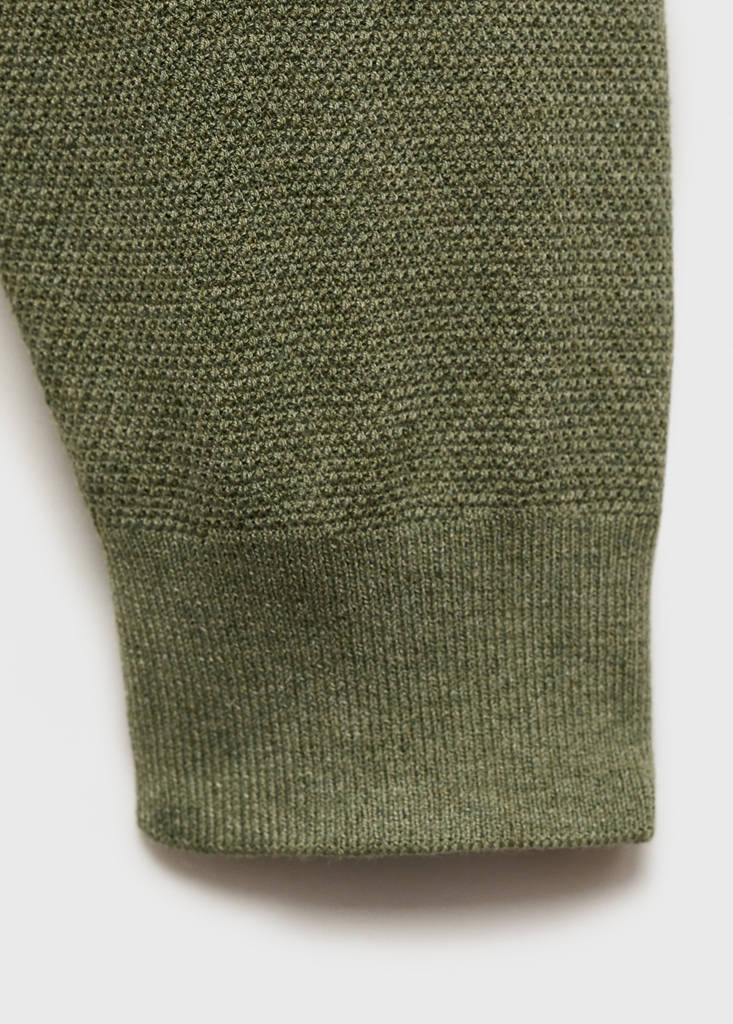Fine-knit sweater — Green