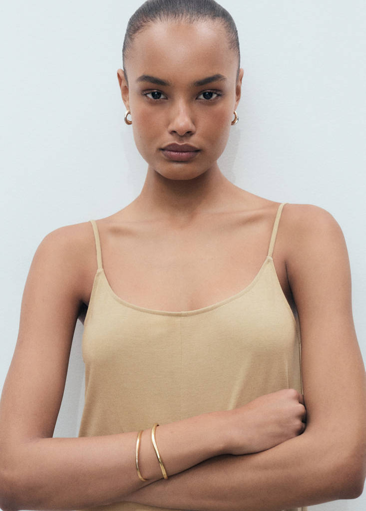 Shift long jumpsuit — Medium Brown