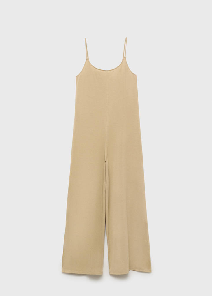 Shift long jumpsuit — Medium Brown