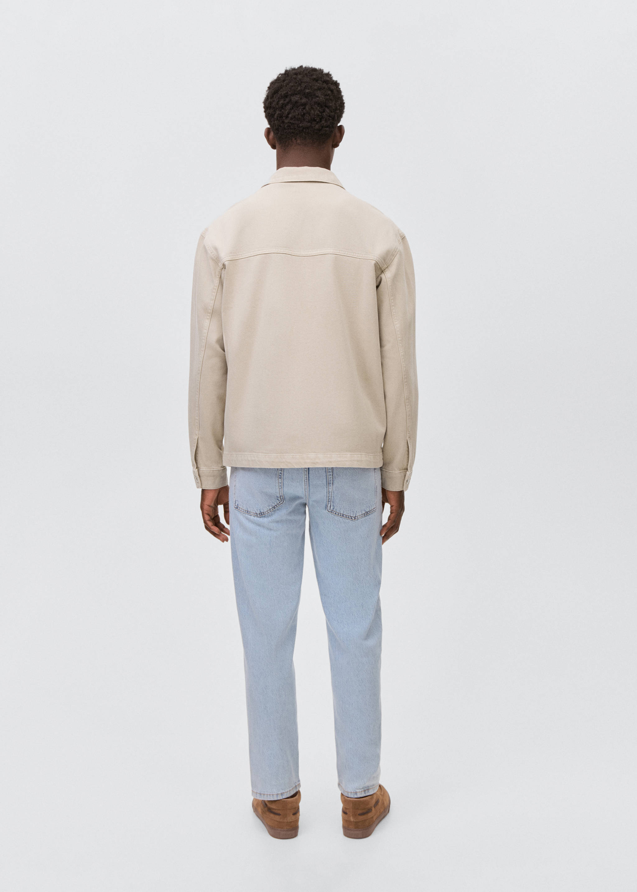 Sobrecamisa vaquera bolsillos - Reverso del artículo