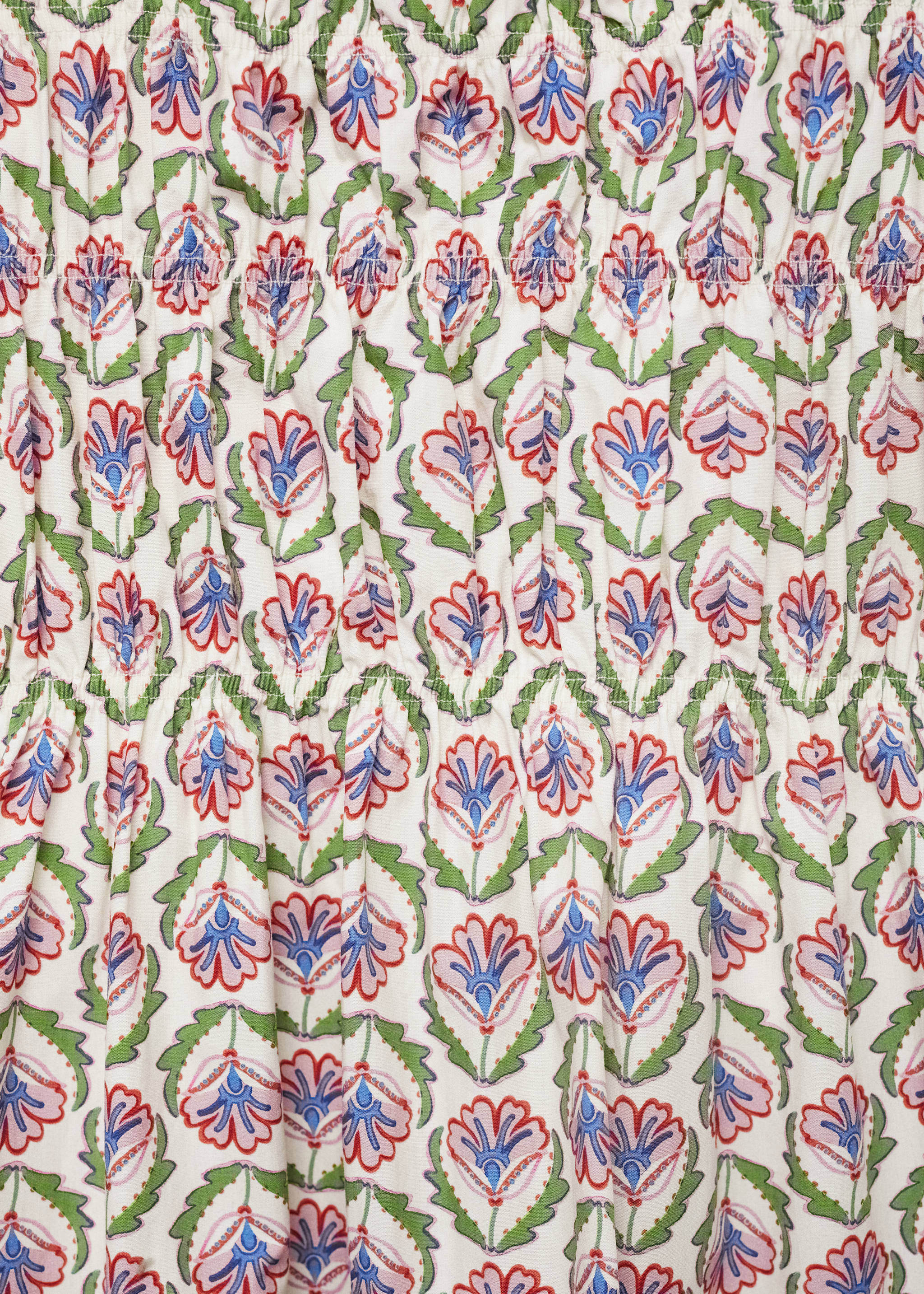 Midi printed dress - Details of the article 0