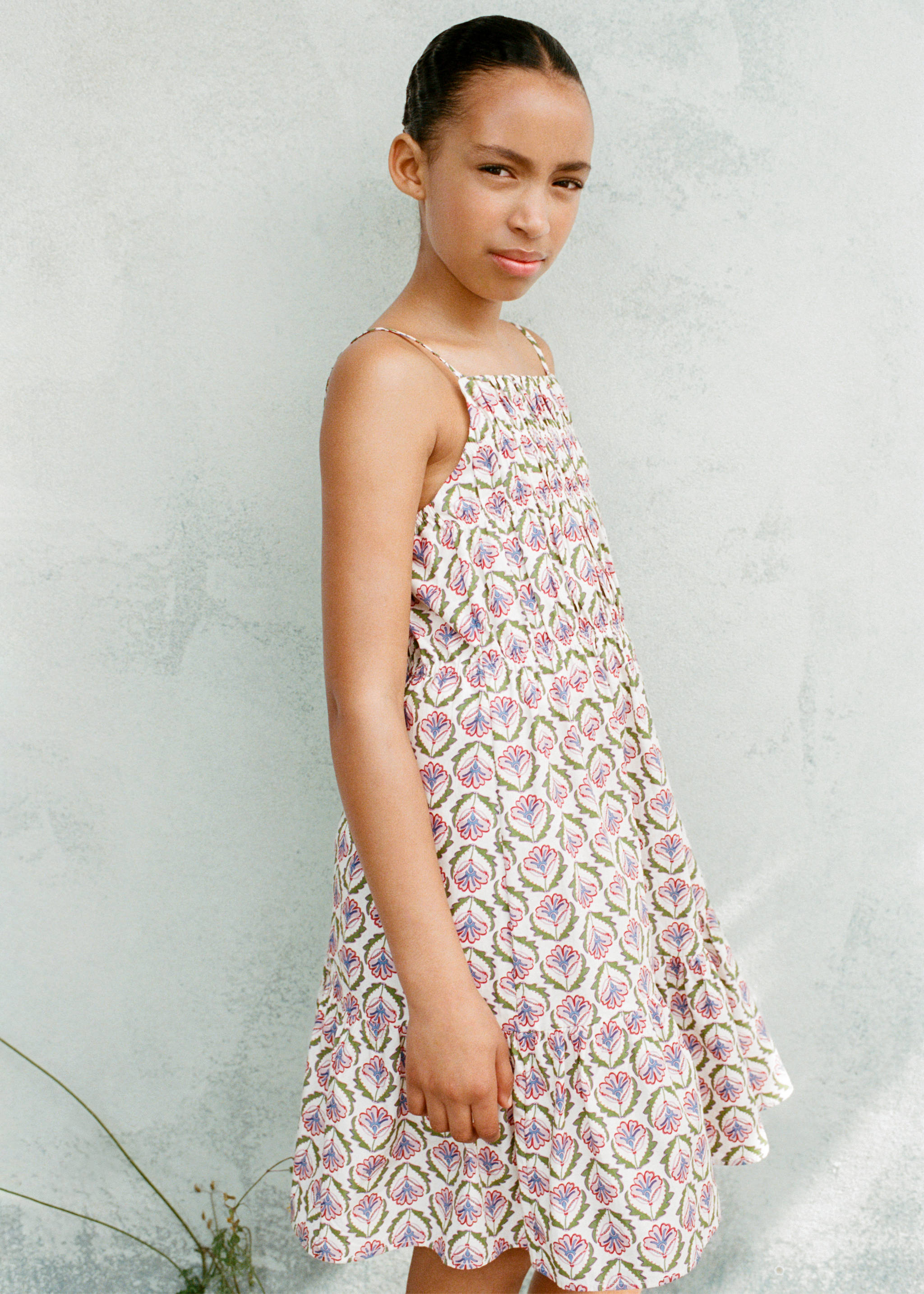 Midi printed dress - Details of the article 5