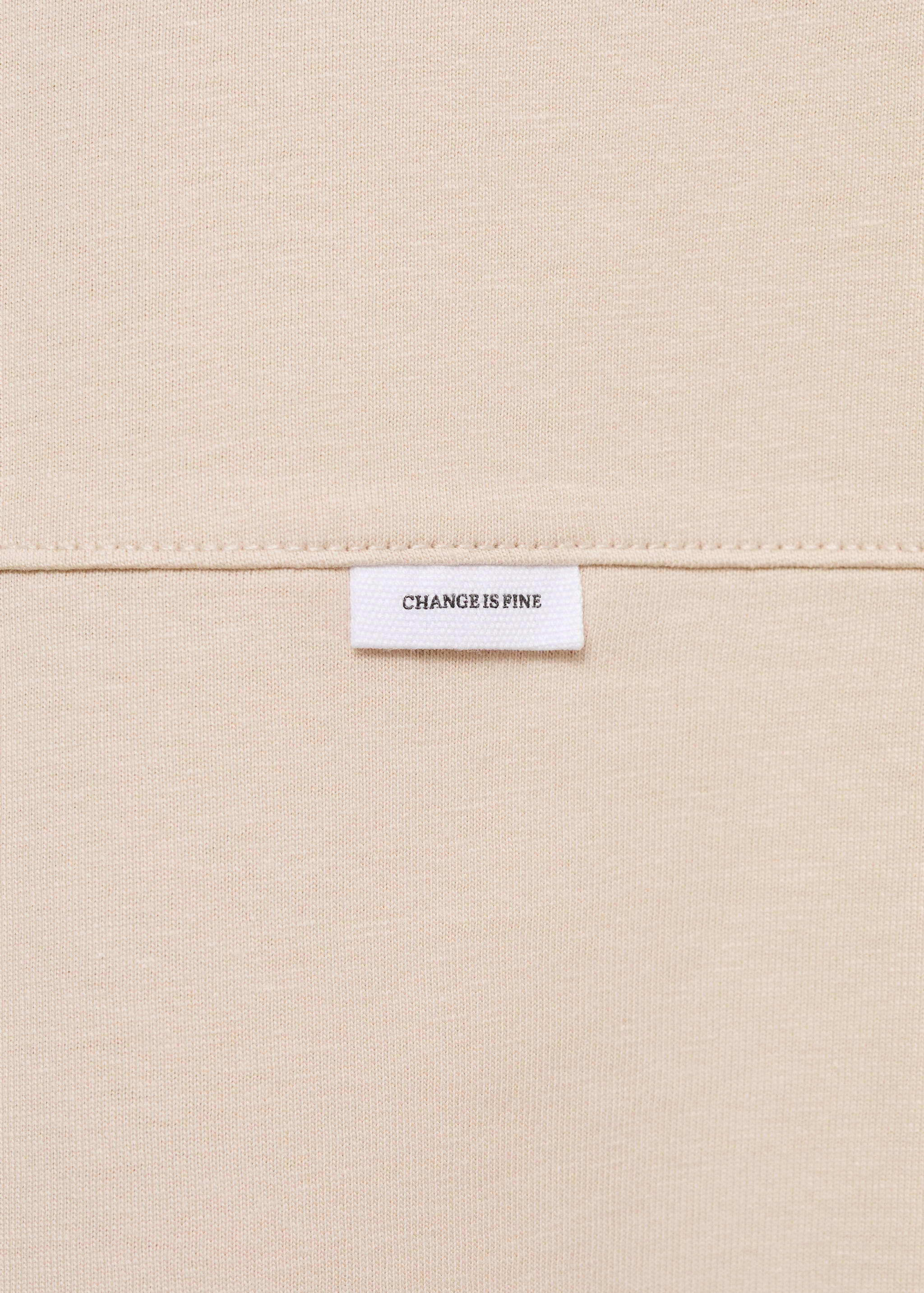 Seam detail T-shirt - Details of the article 8