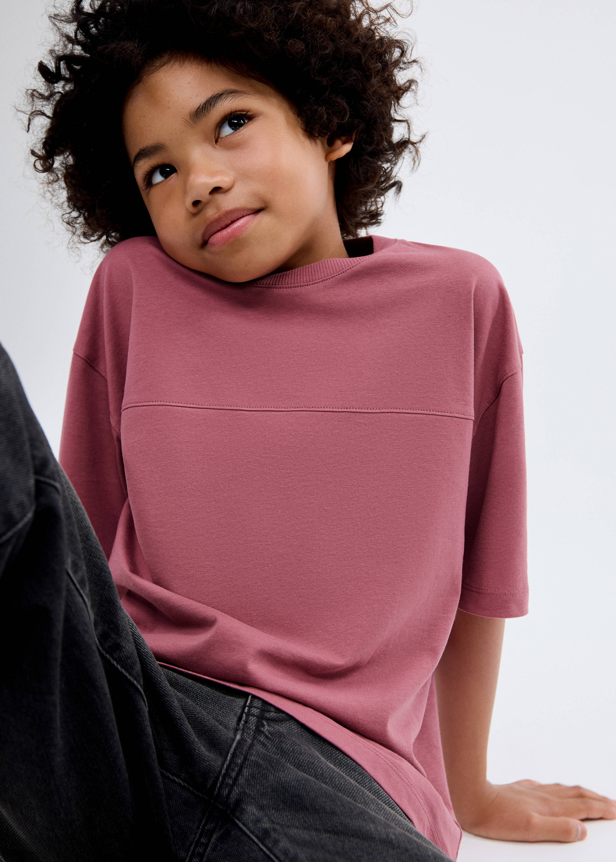 Seam detail T-shirt - Details of the article 1