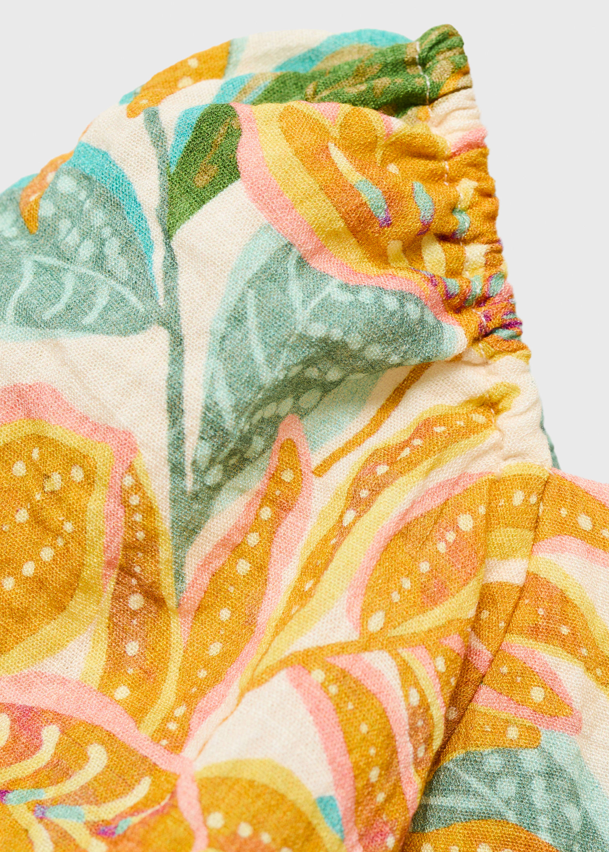 Tropical print dress - Details of the article 8