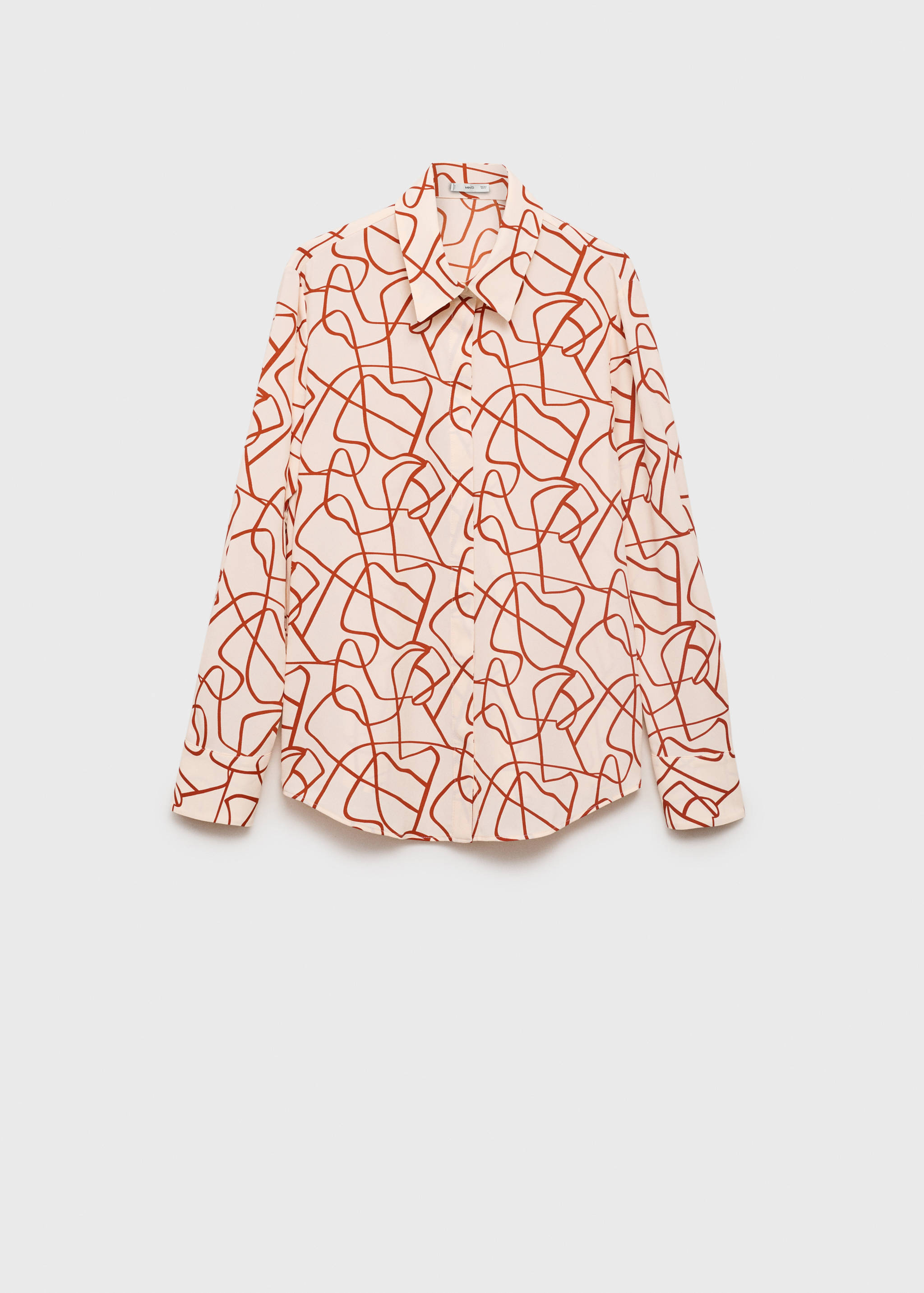 Shirt with abstract print - Article without model