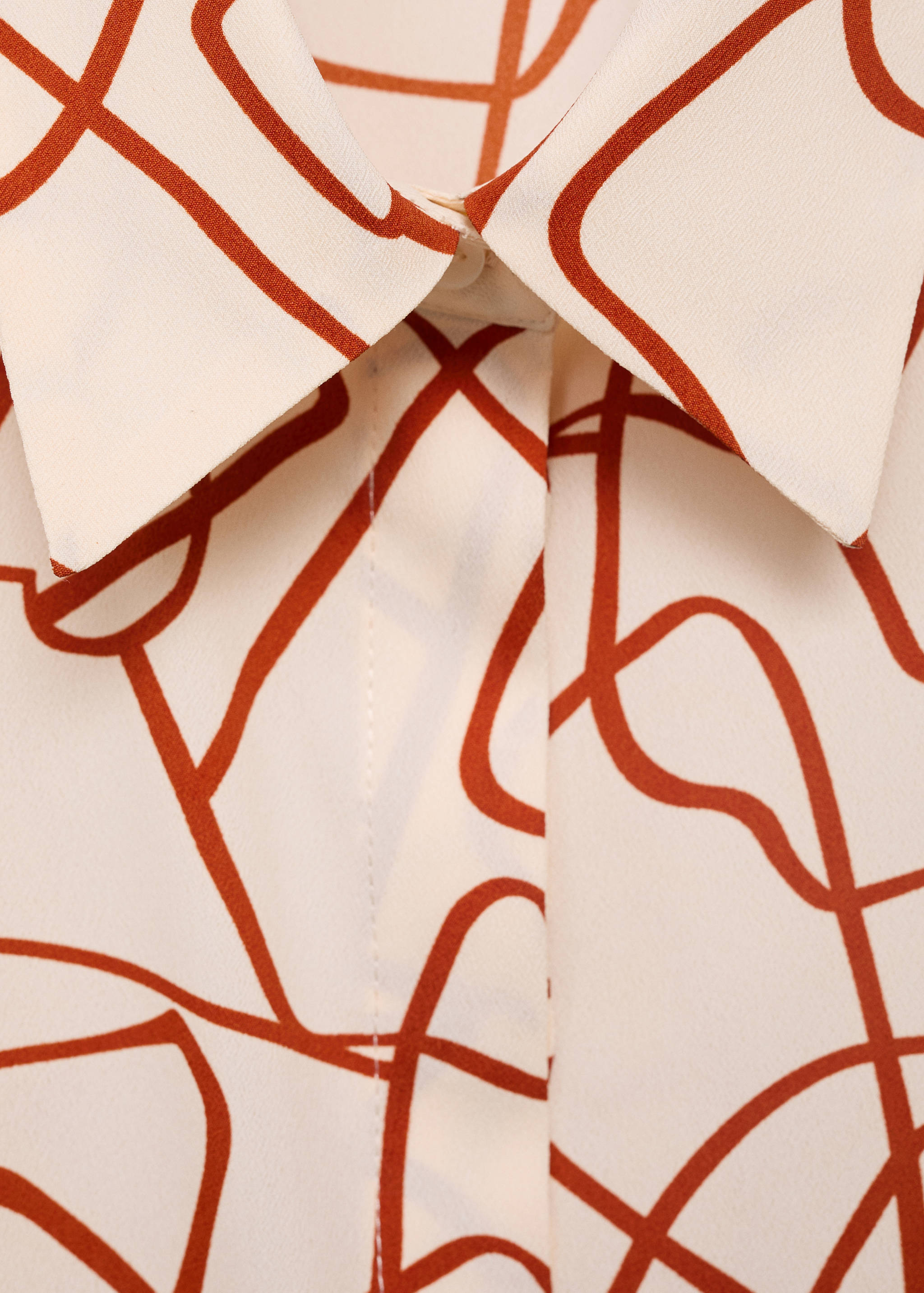 Shirt with abstract print - Details of the article 8