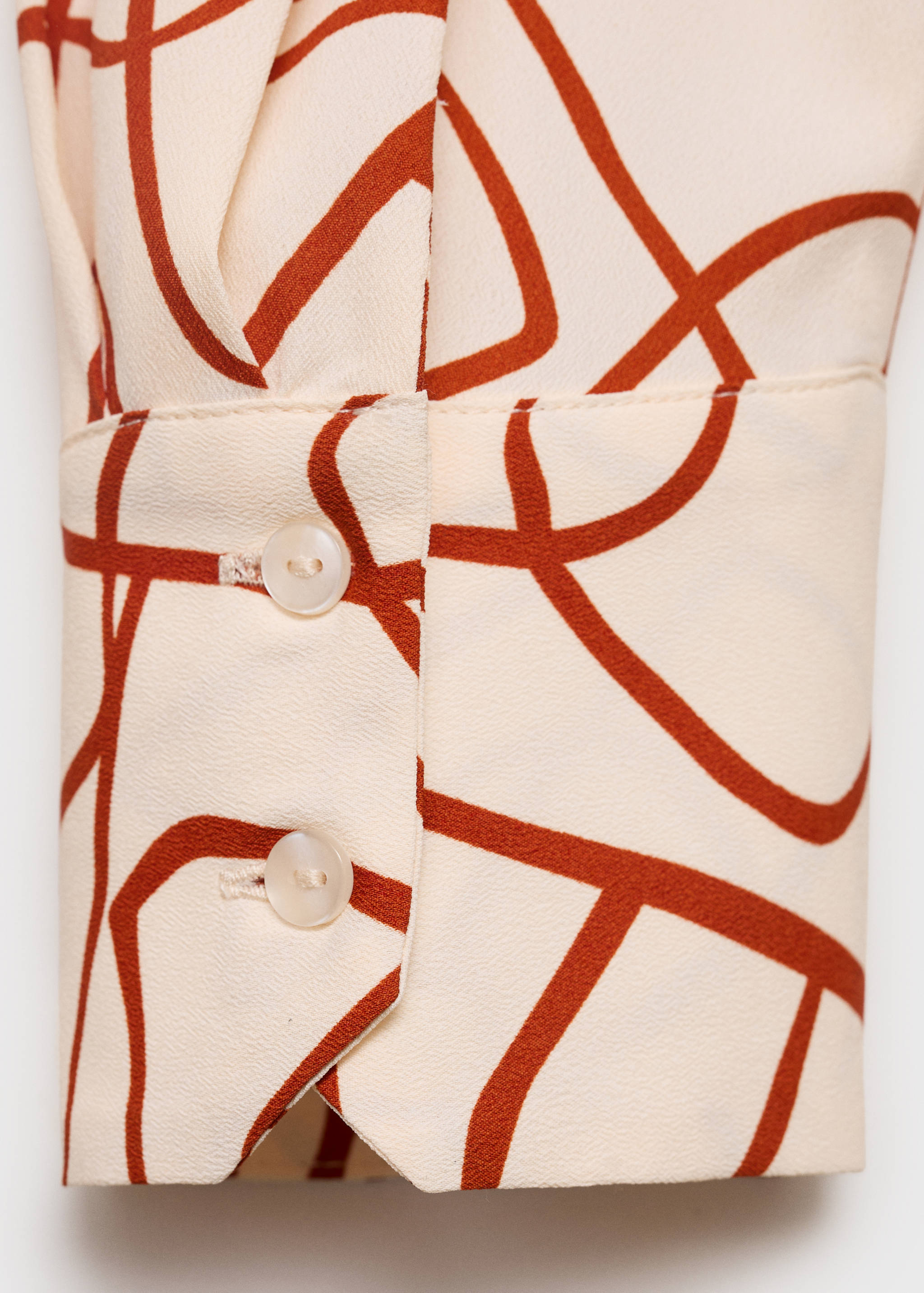 Shirt with abstract print - Details of the article 0