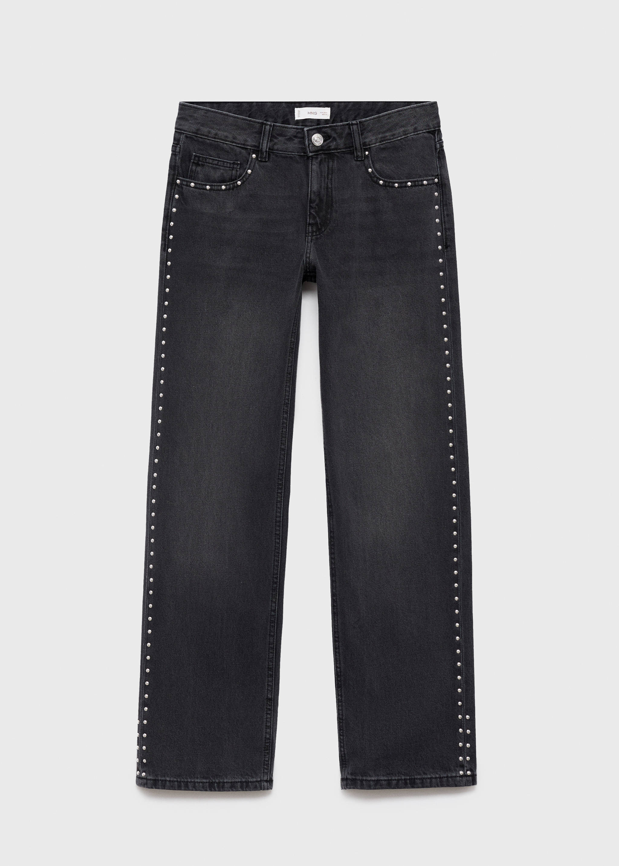Straight-fit jeans with studs - Article without model