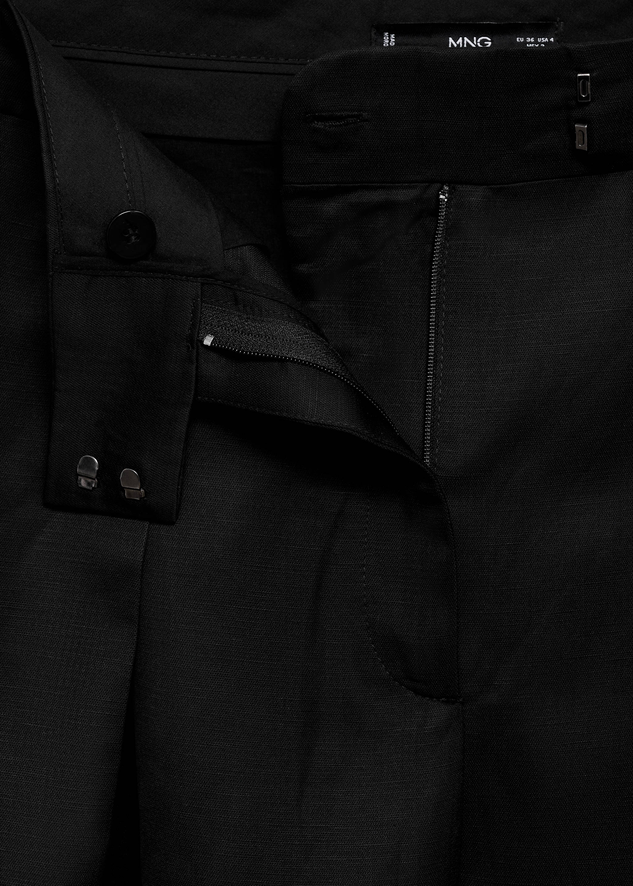 Wide leg pleated trousers - Details of the article 8