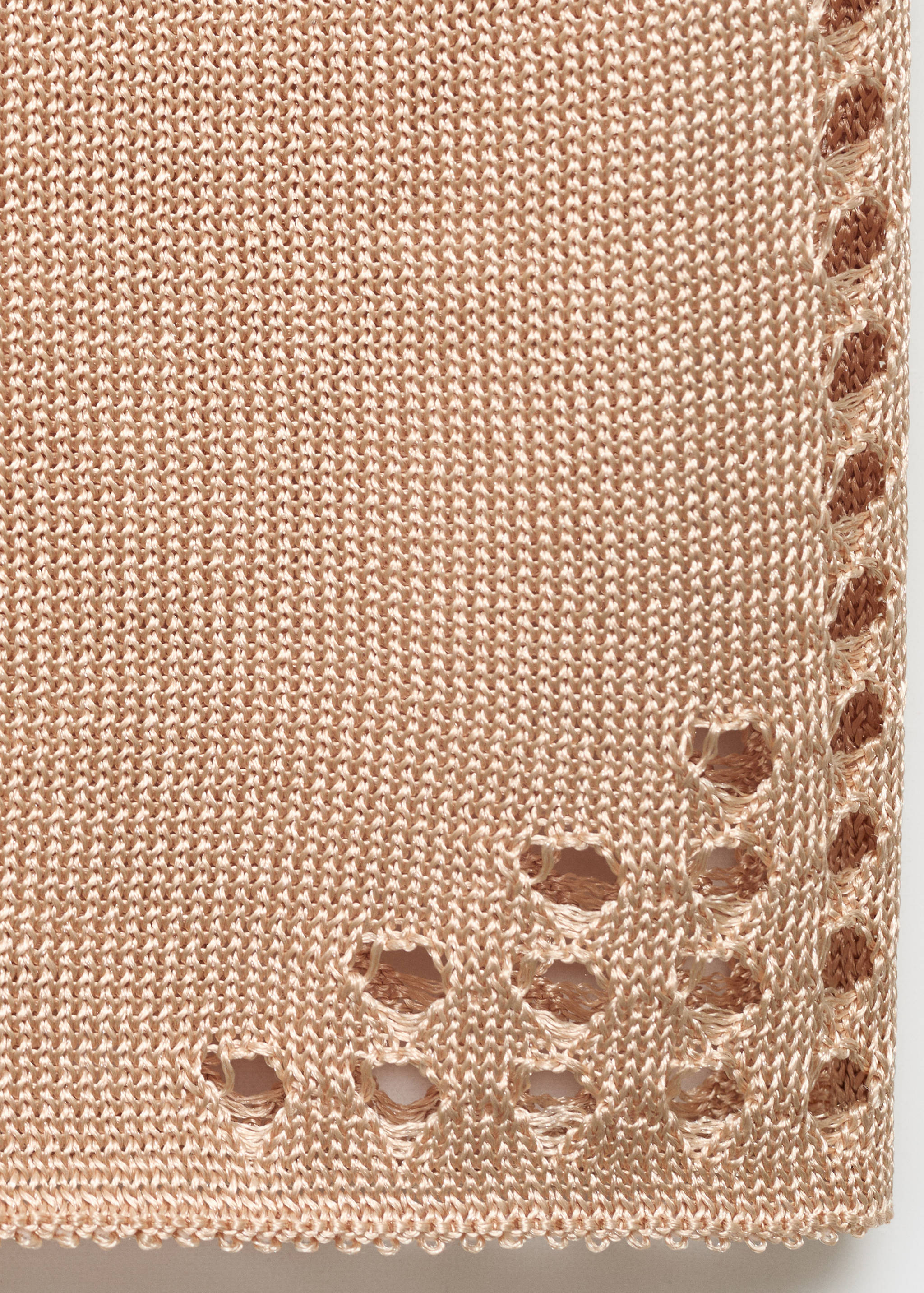 Lurex pencil skirt with openwork details - Details of the article 0