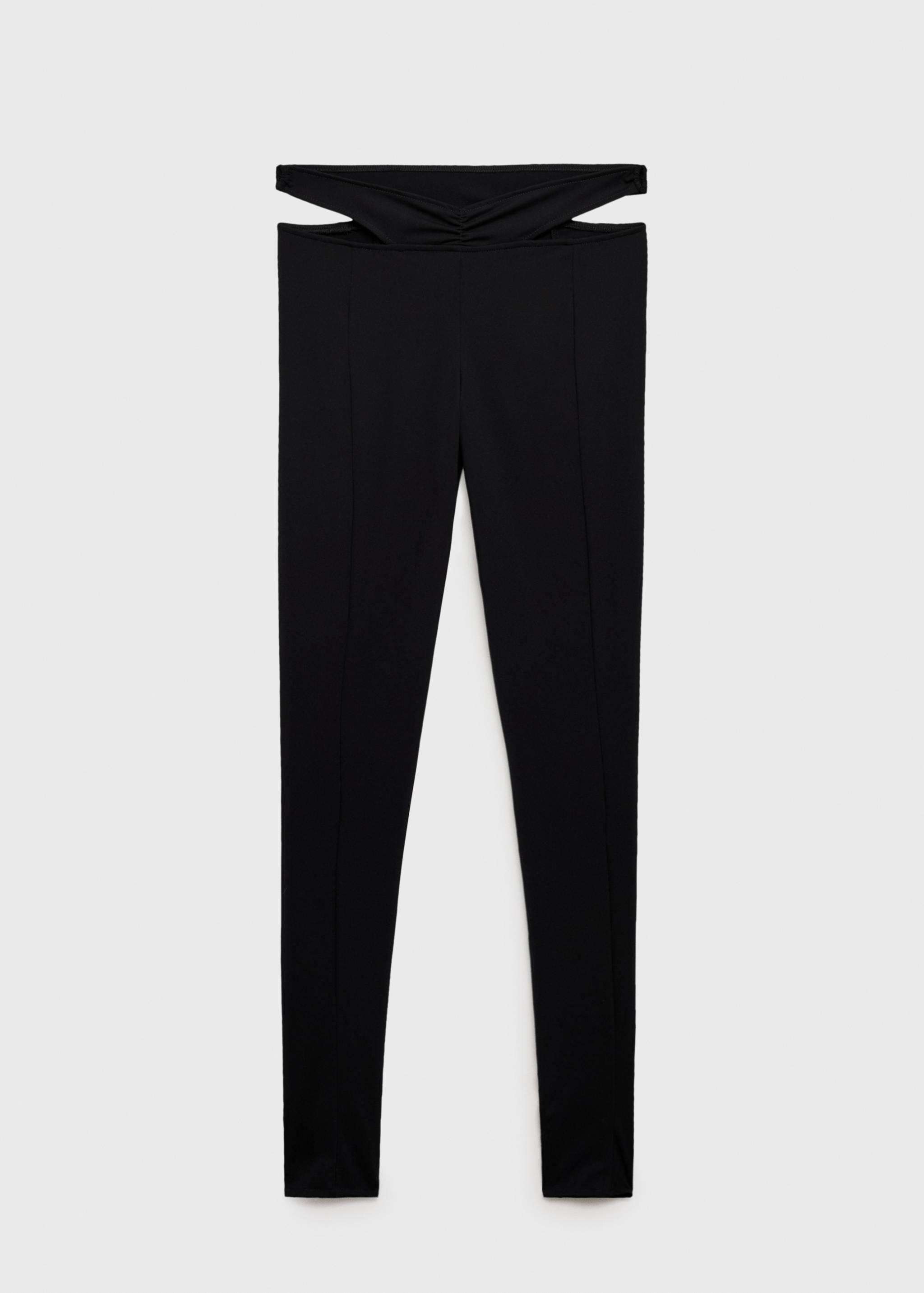 Leggings with cut-out waist - Article without model