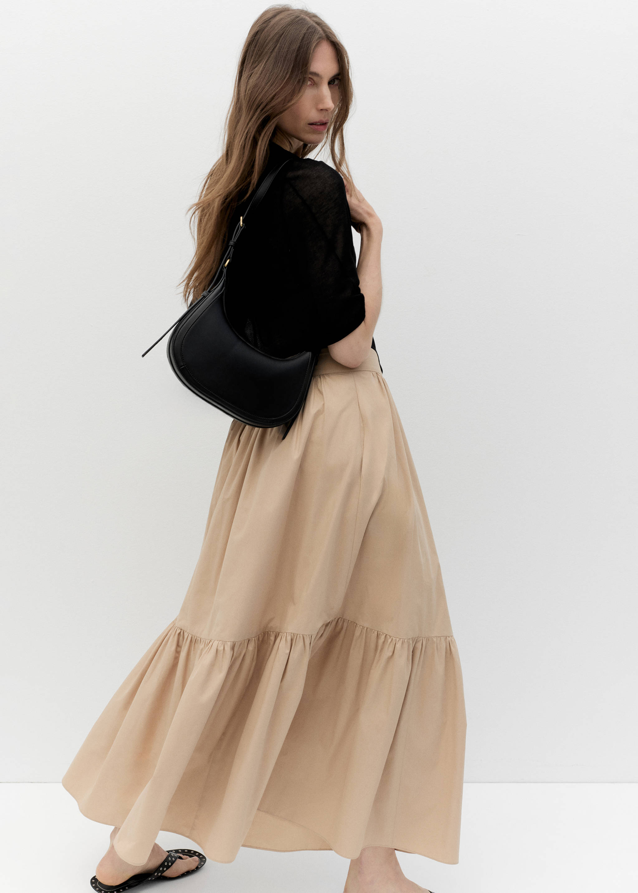 Oval shoulder bag - General plane