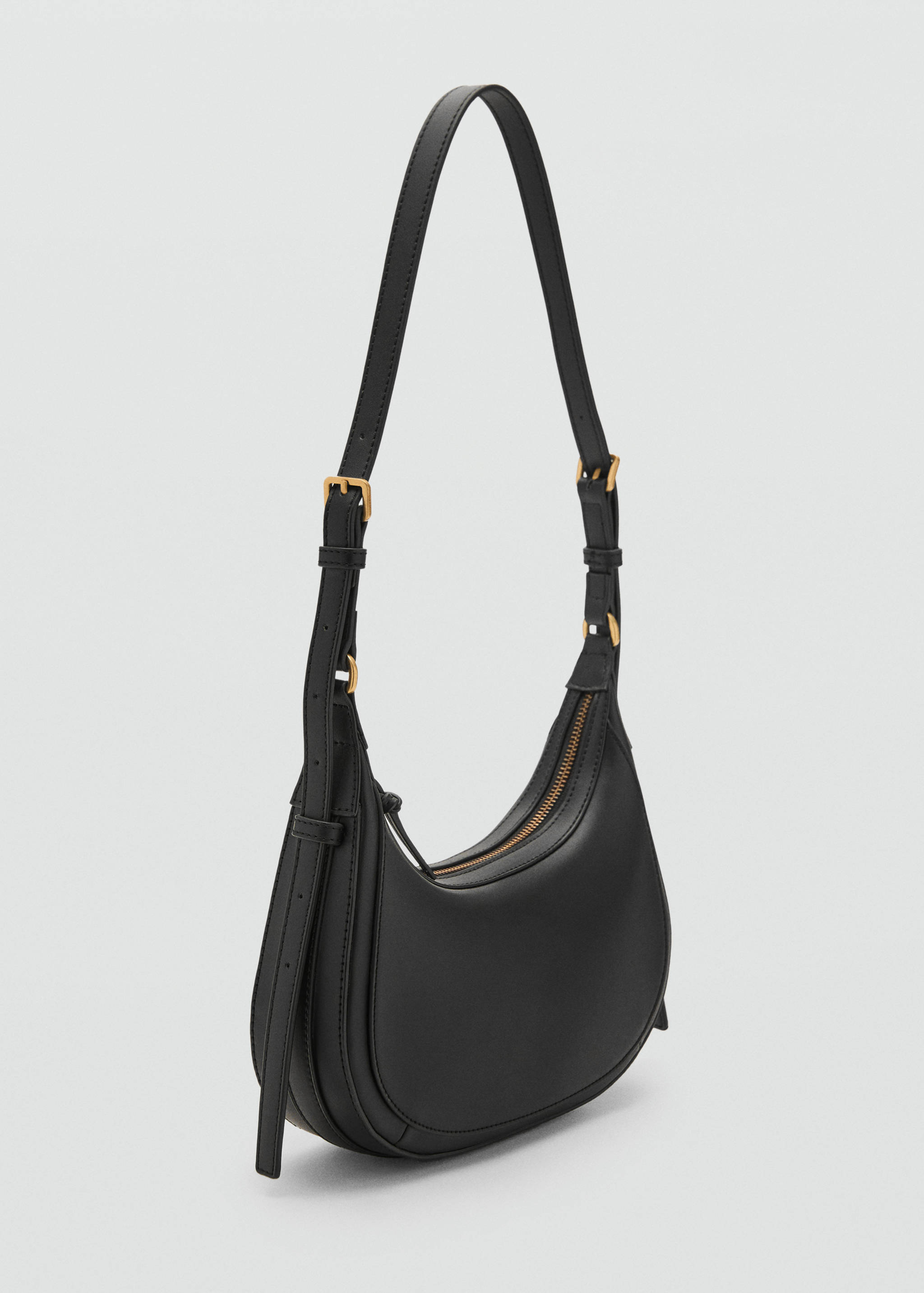Oval shoulder bag - Medium plane