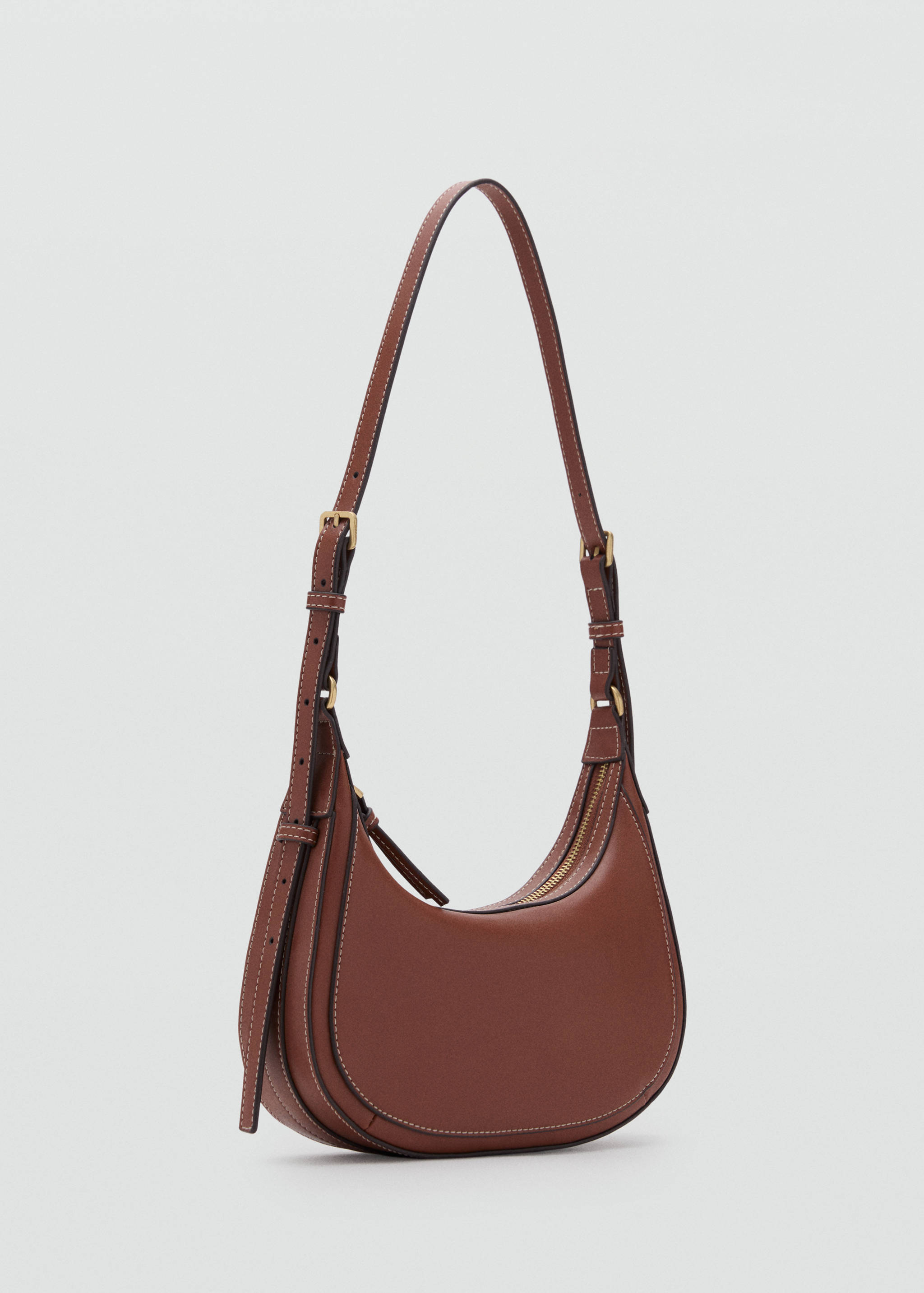 Oval shoulder bag - Medium plane