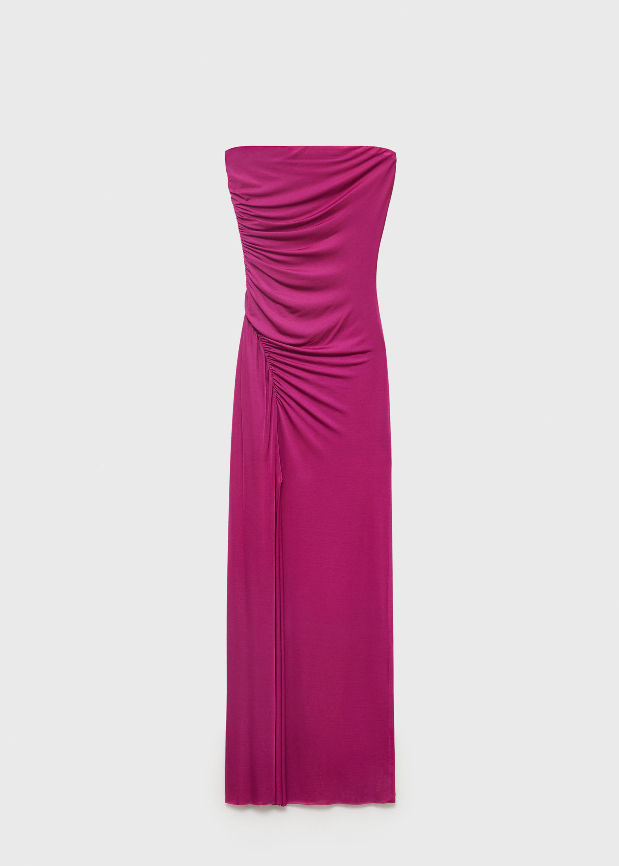 Draped strapless dress - Article without model