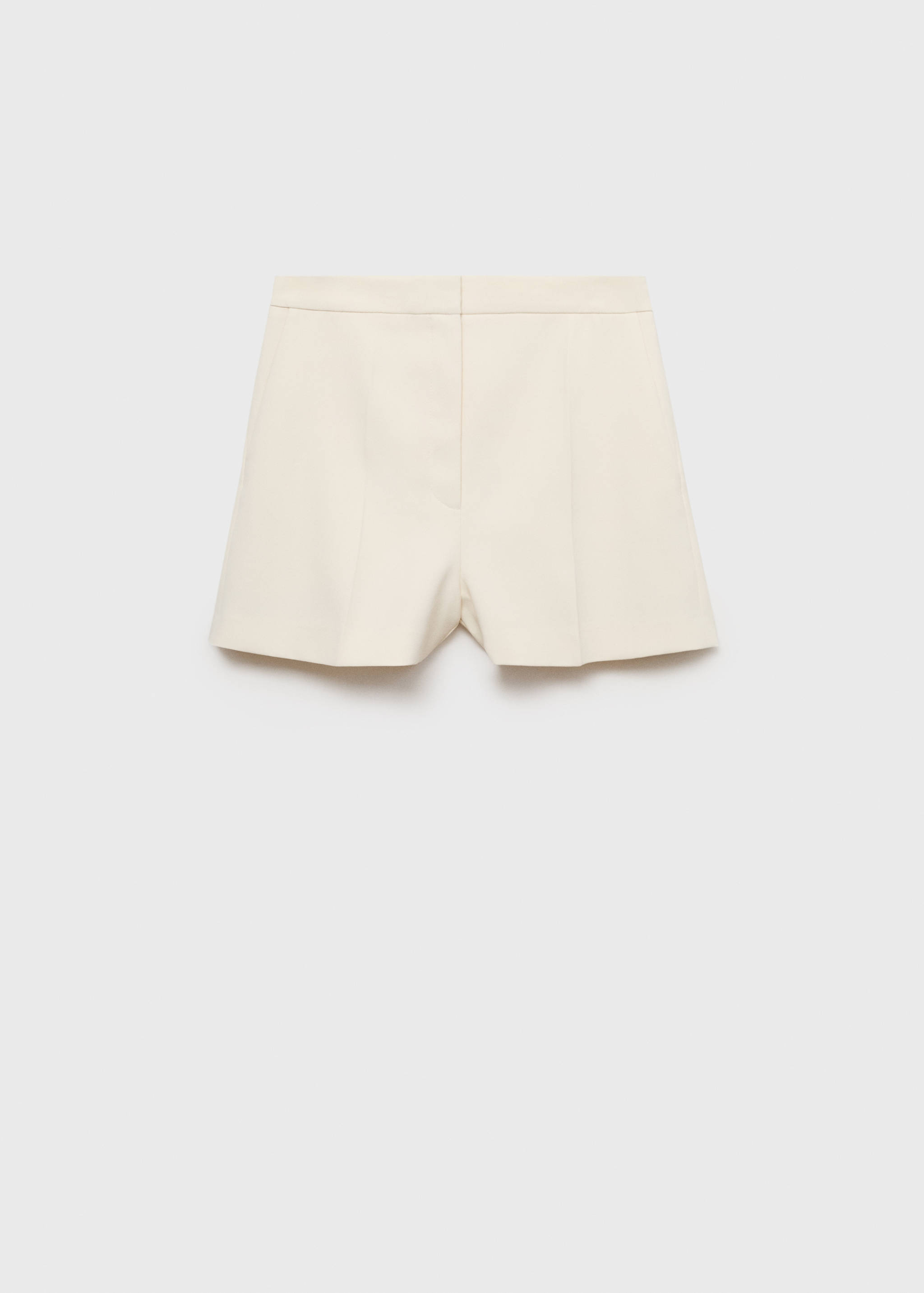 Straight mid-rise shorts - Article without model