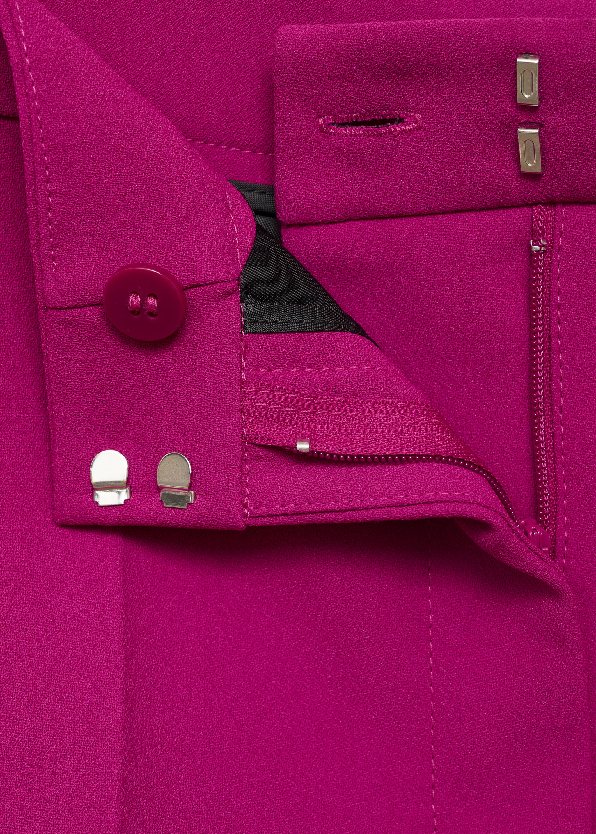 Straight mid-rise shorts - Details of the article 8