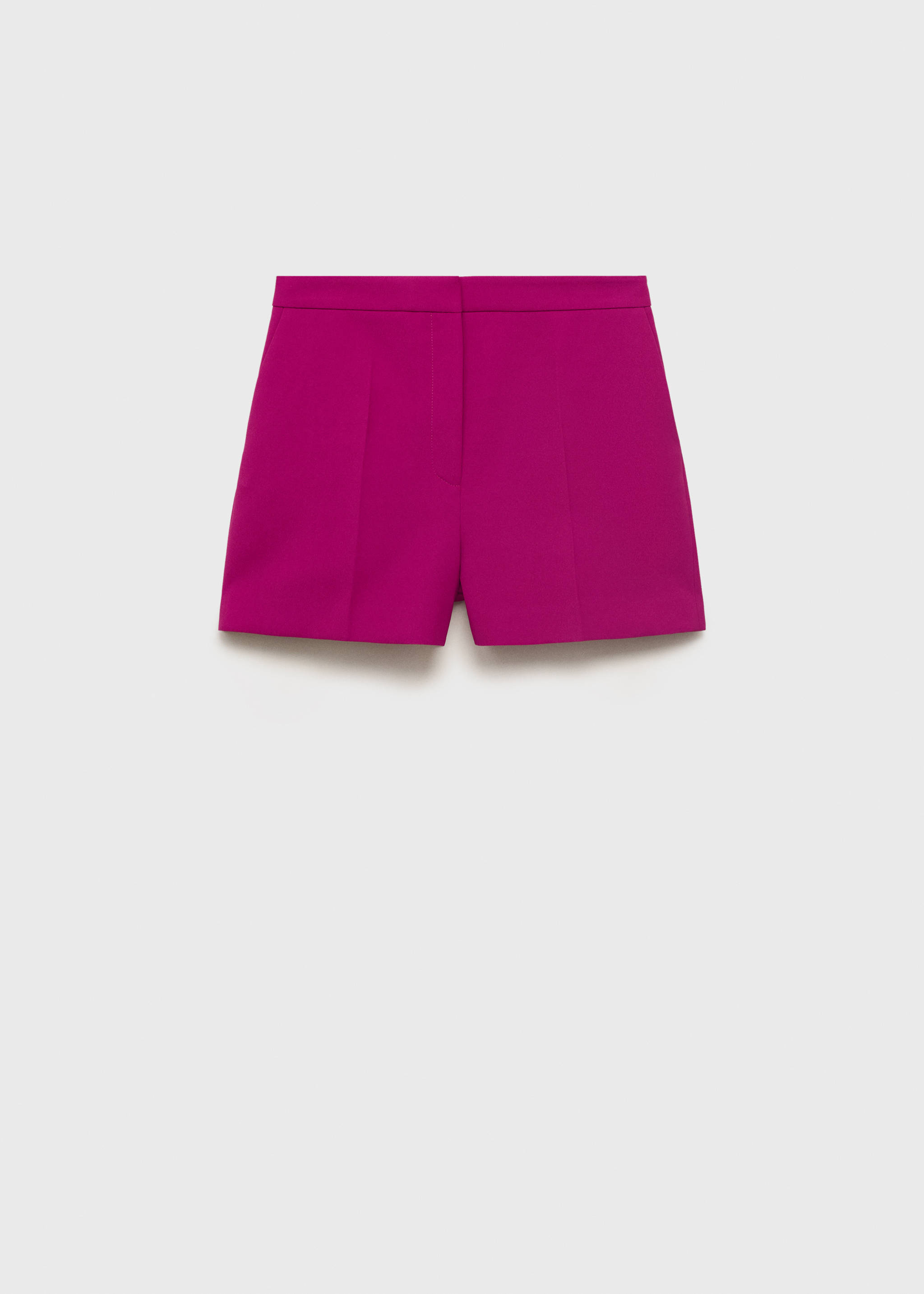 Straight mid-rise shorts - Article without model